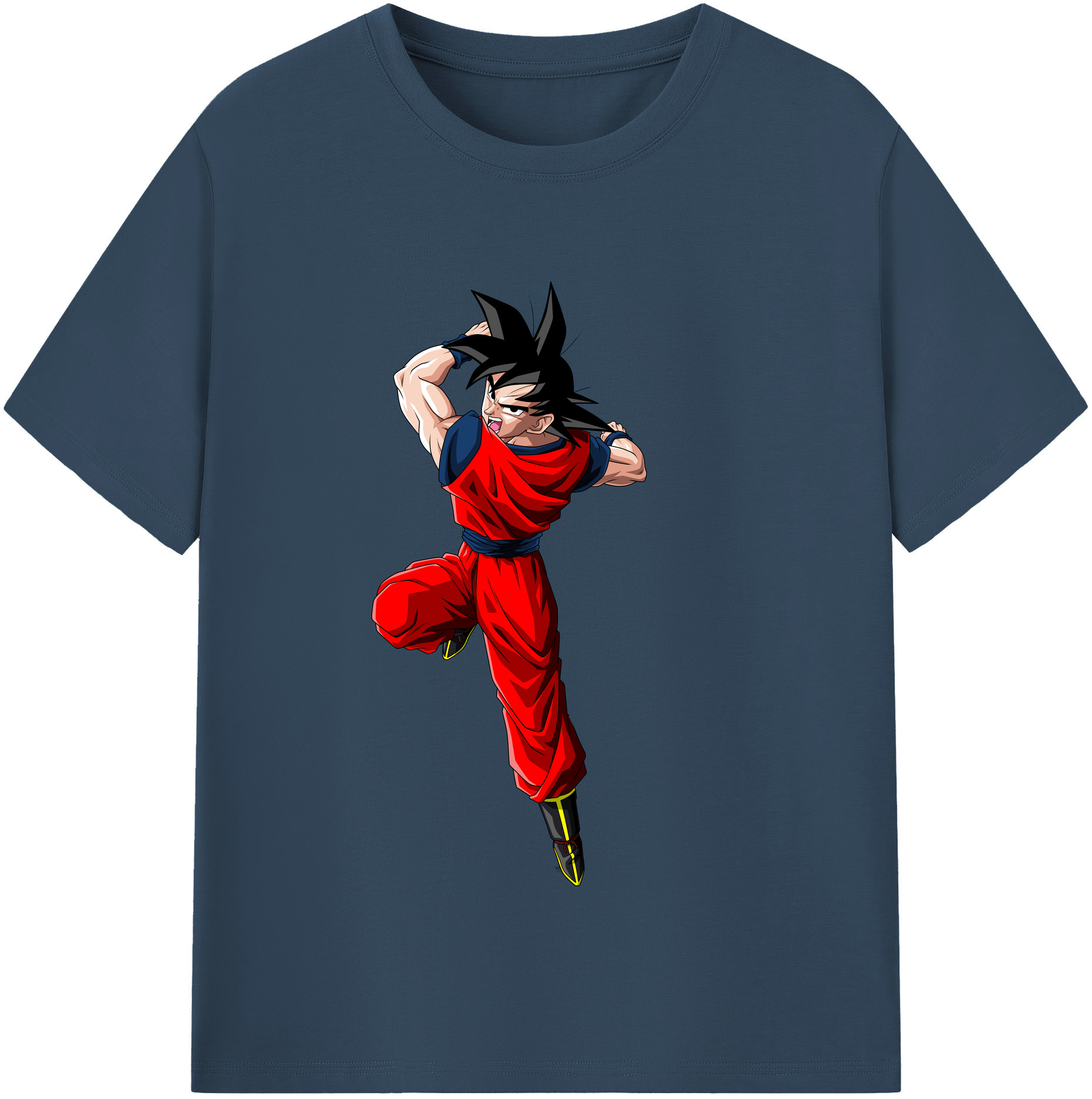 （画像用） ドラゴンボール 孫悟空（そん ごくう）Son Goku カカロット DRAGON BALL Kakarotto 綿100％半袖Tシャツ（フロントプリント）