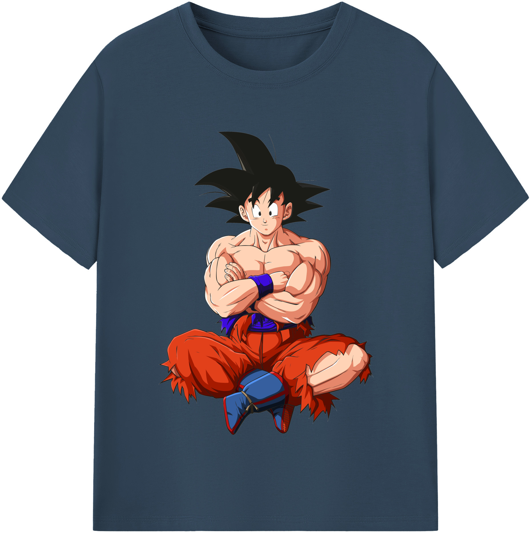 （画像用） ドラゴンボール 孫悟空（そん ごくう）Son Goku カカロット DRAGON BALL Kakarotto 綿100％半袖Tシャツ（フロントプリント）