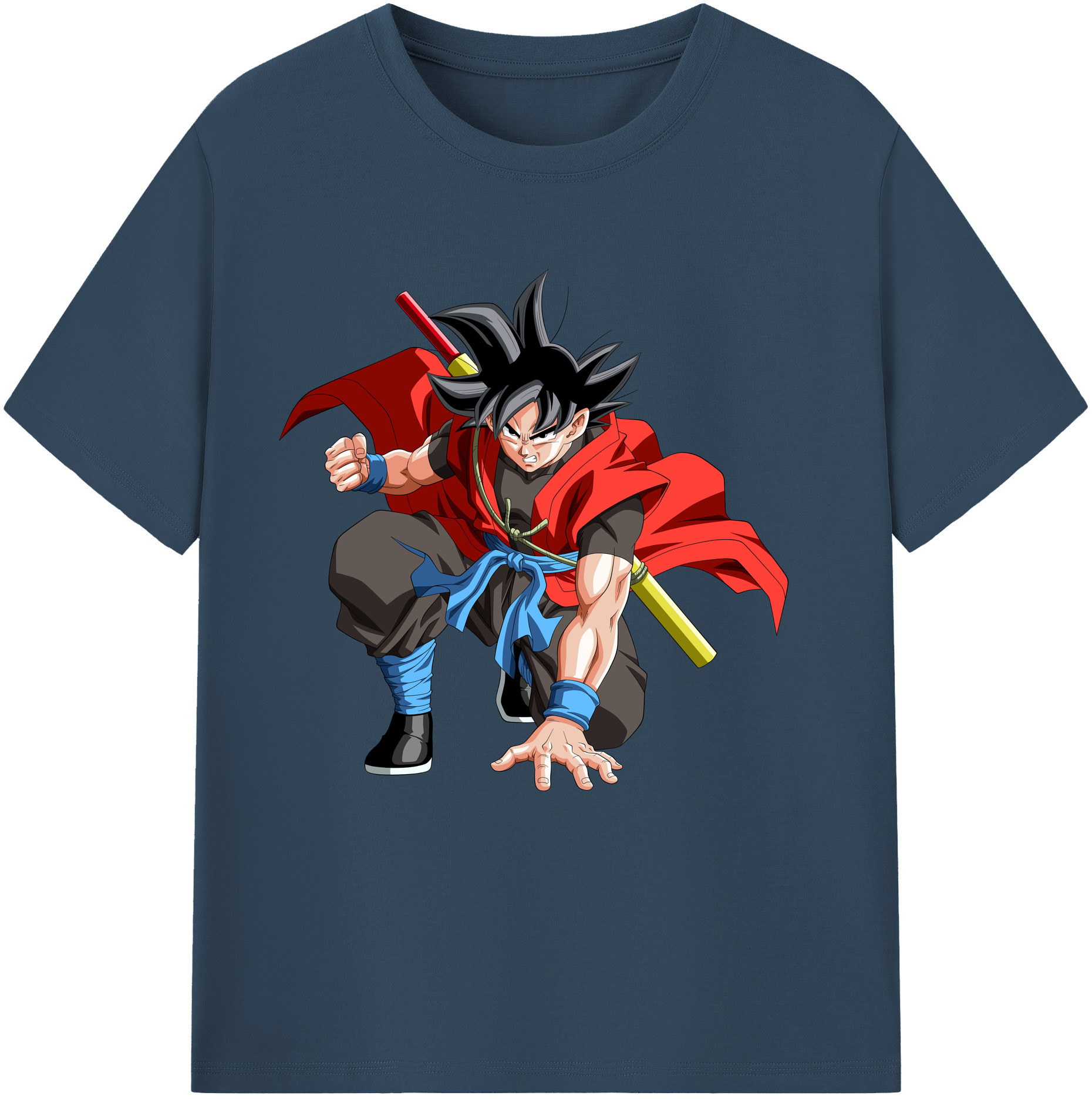 （画像用） ドラゴンボール 孫悟空（そん ごくう）Son Goku カカロット DRAGON BALL Kakarotto 綿100％半袖Tシャツ（フロントプリント）
