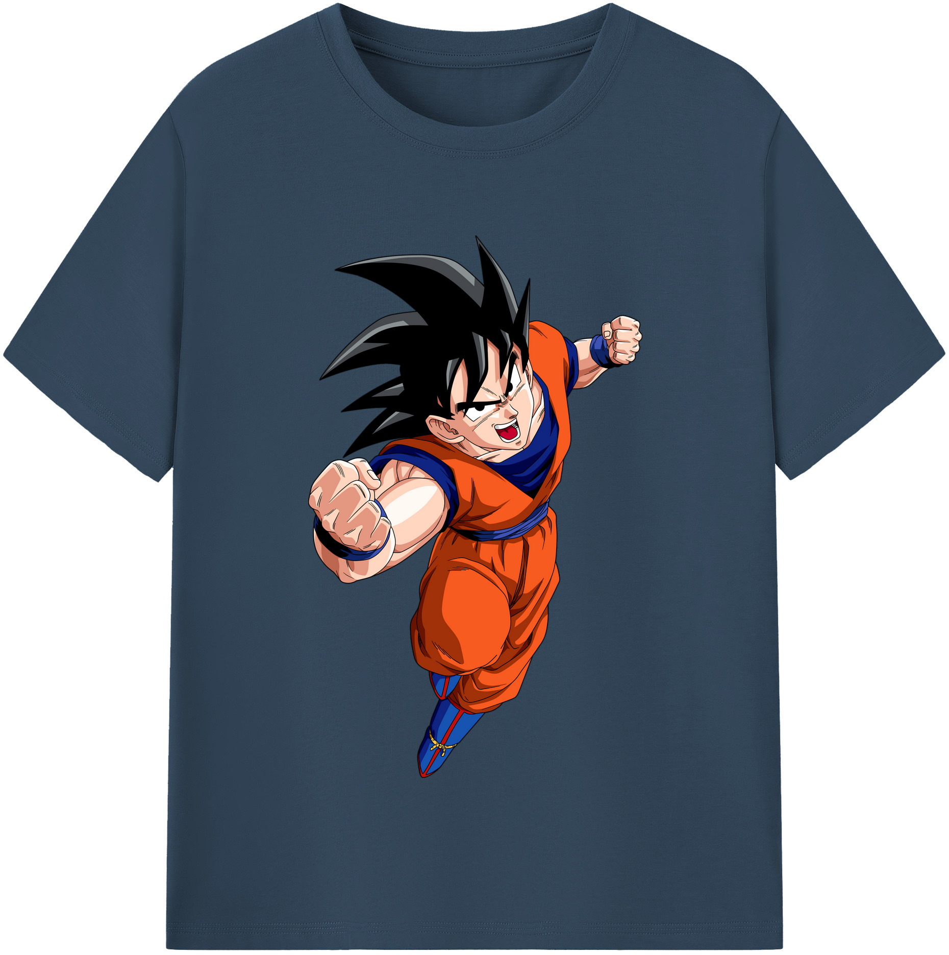 （画像用） ドラゴンボール 孫悟空（そん ごくう）Son Goku カカロット DRAGON BALL Kakarotto 綿100％半袖Tシャツ（フロントプリント）