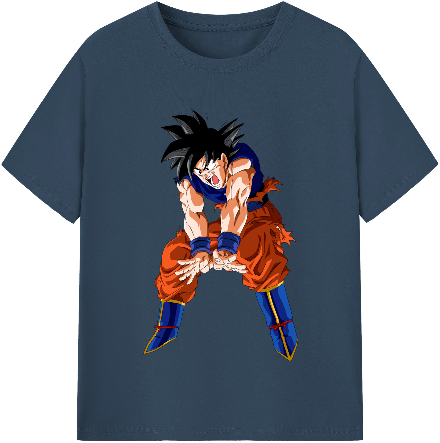 （画像用） ドラゴンボール 孫悟空（そん ごくう）Son Goku カカロット DRAGON BALL Kakarotto 綿100％半袖Tシャツ（フロントプリント）