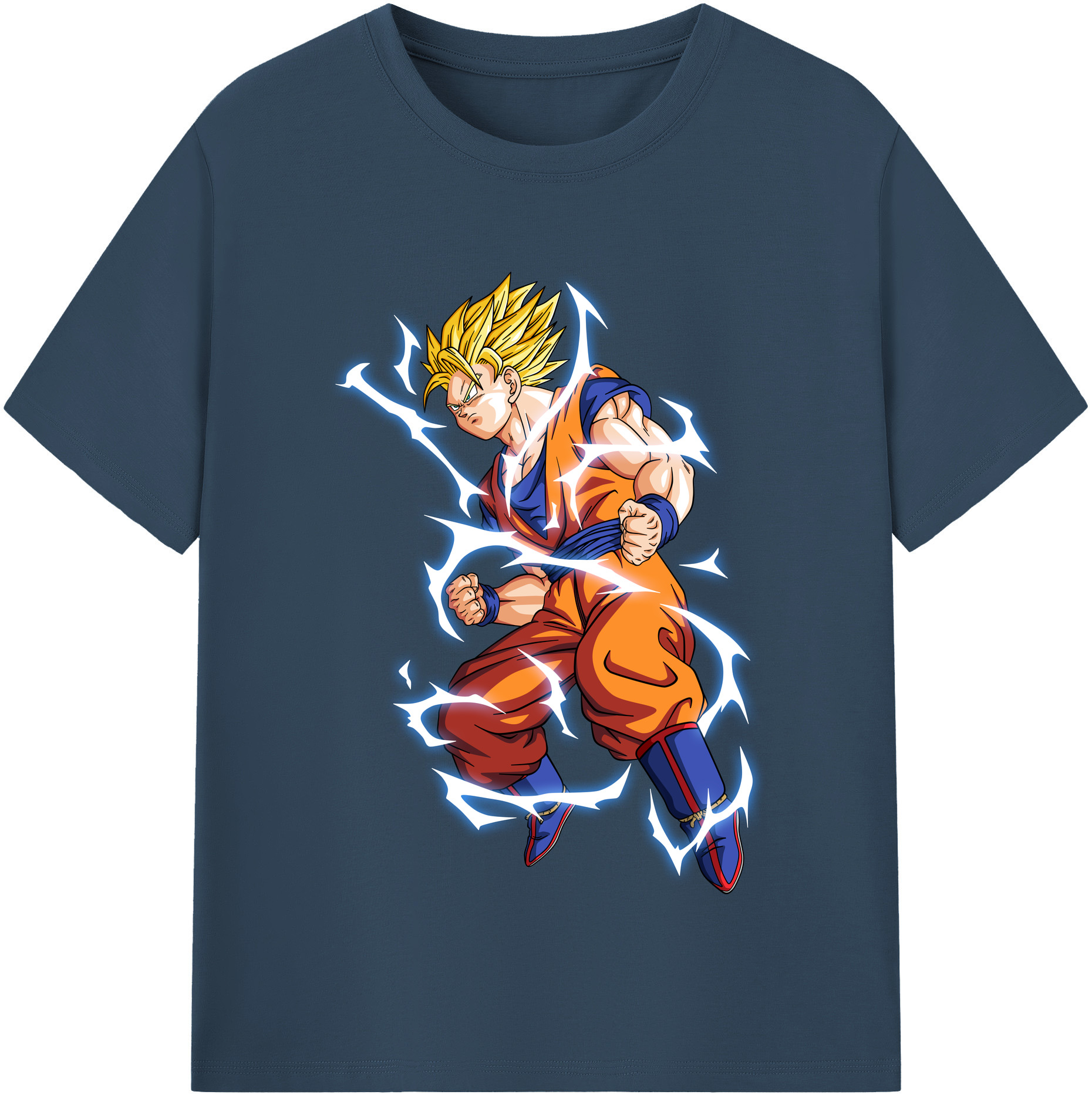 （画像用） ドラゴンボール 孫悟空（そん ごくう）Son Goku カカロット DRAGON BALL Kakarotto 綿100％半袖Tシャツ（フロントプリント）