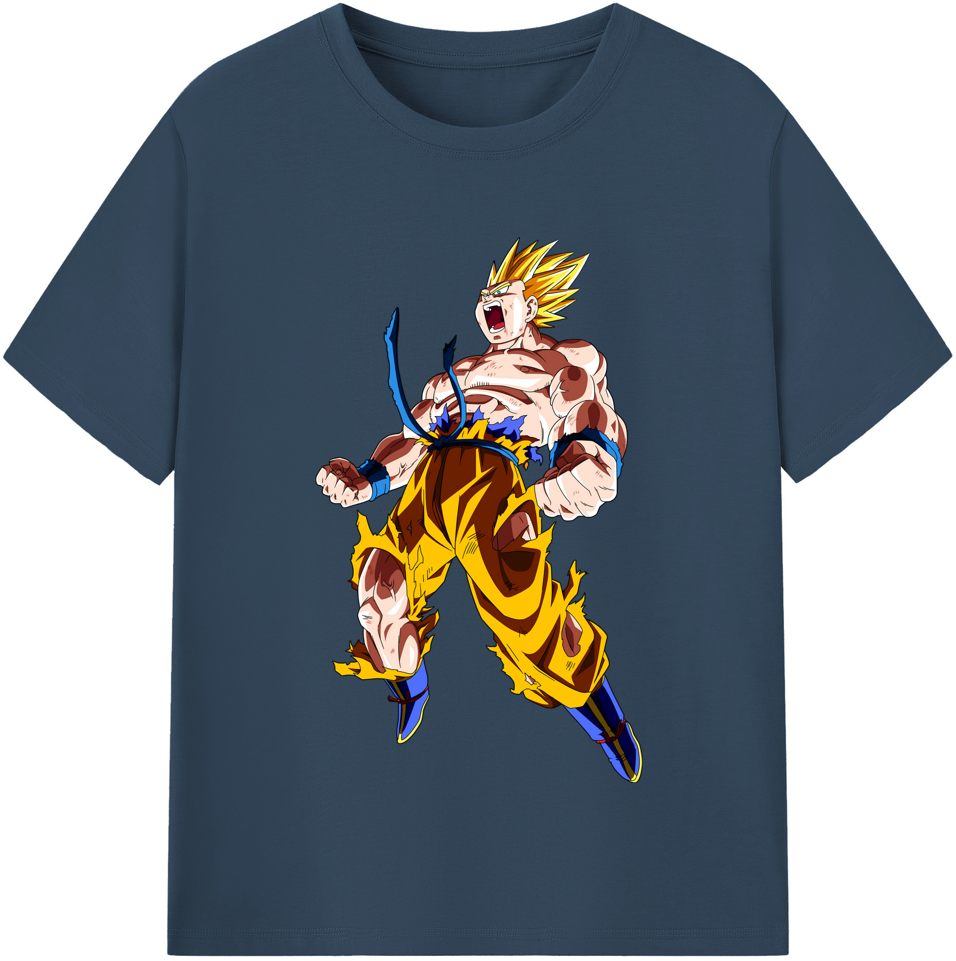 （画像用） ドラゴンボール 孫悟空（そん ごくう）Son Goku カカロット DRAGON BALL Kakarotto 綿100％半袖Tシャツ（フロントプリント）