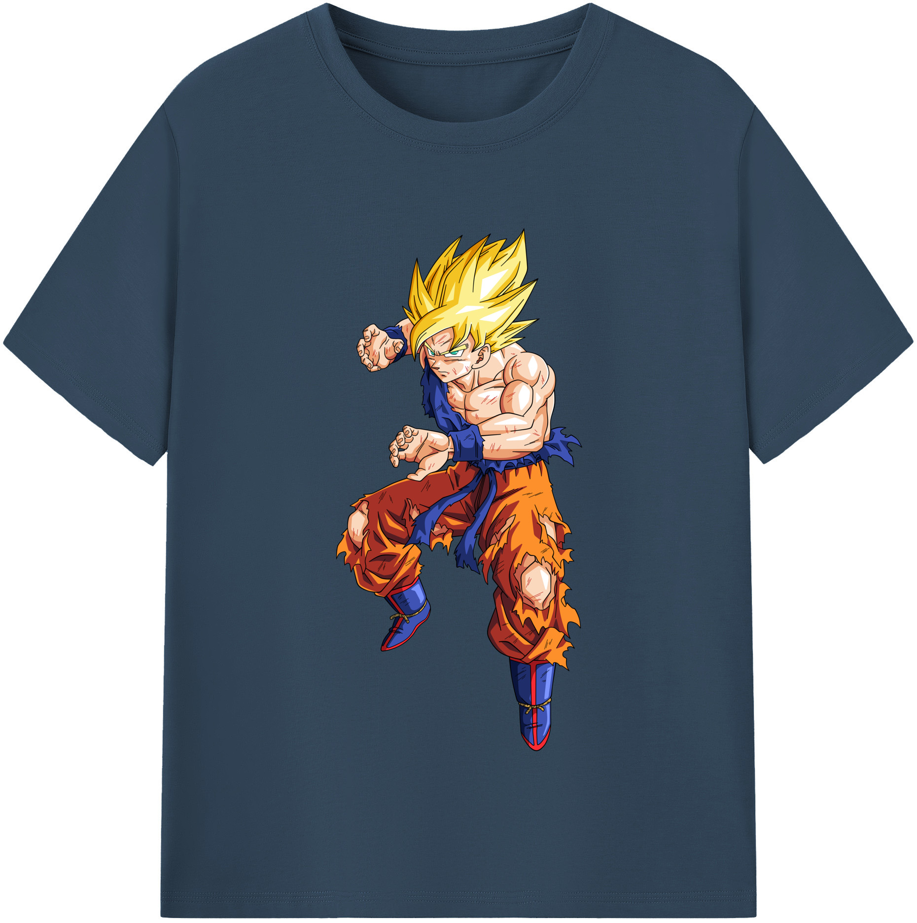 （画像用） ドラゴンボール 孫悟空（そん ごくう）Son Goku カカロット DRAGON BALL Kakarotto 綿100％半袖Tシャツ（フロントプリント）