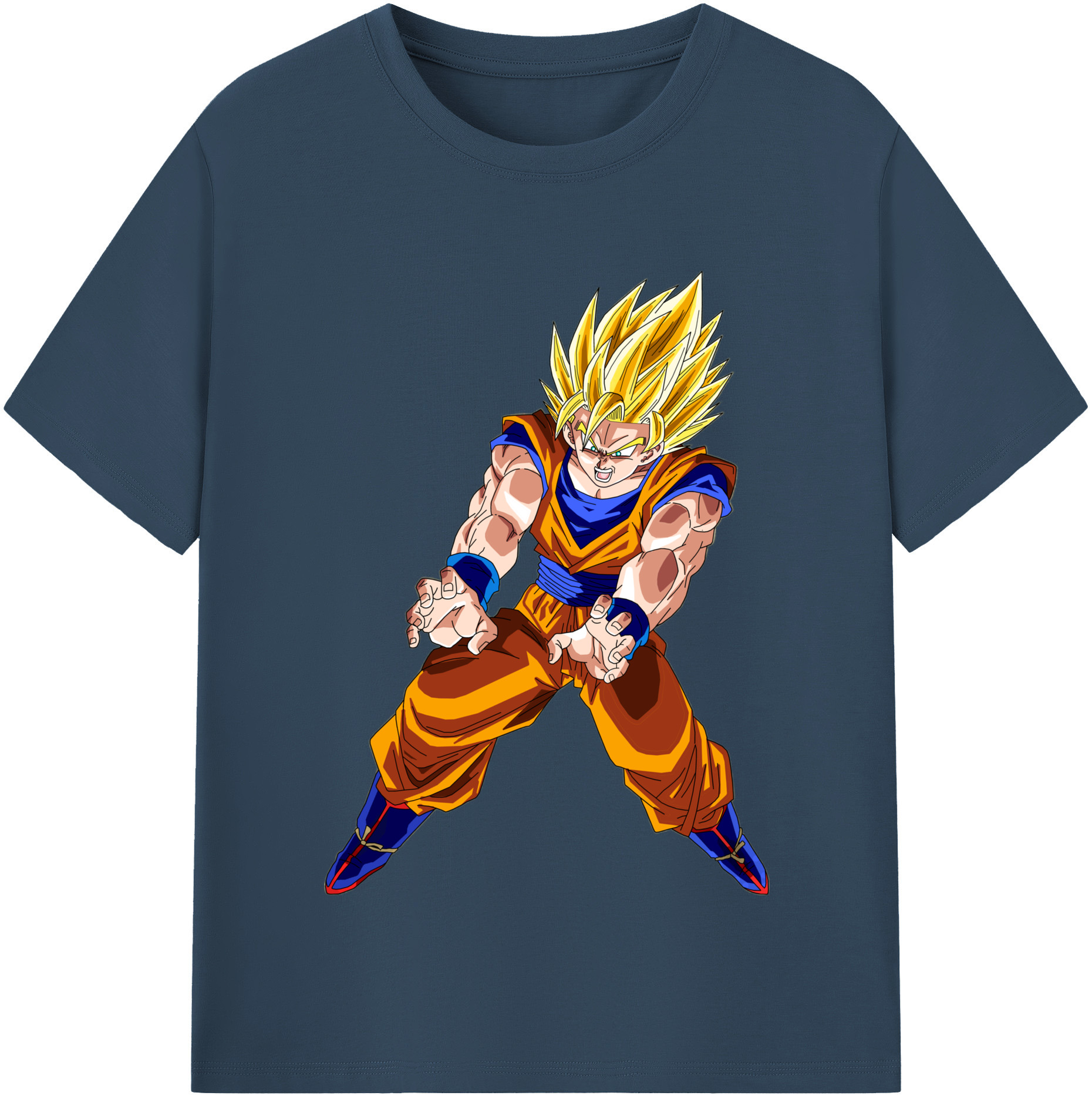 （画像用） ドラゴンボール 孫悟空（そん ごくう）Son Goku カカロット DRAGON BALL Kakarotto 綿100％半袖Tシャツ（フロントプリント）
