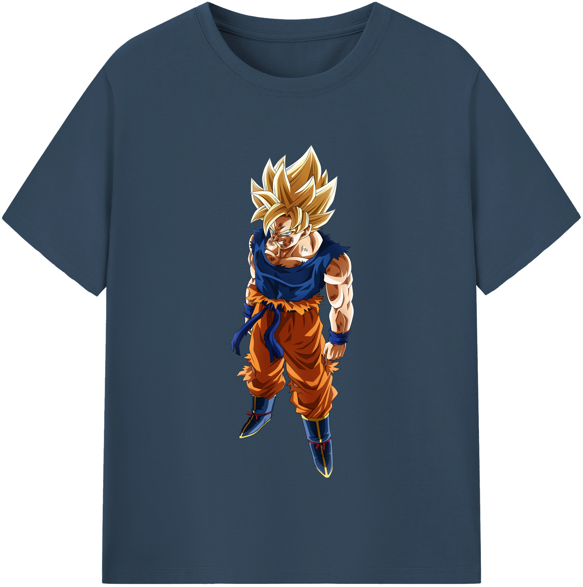 （画像用） ドラゴンボール 孫悟空（そん ごくう）Son Goku カカロット DRAGON BALL Kakarotto 綿100％半袖Tシャツ（フロントプリント）