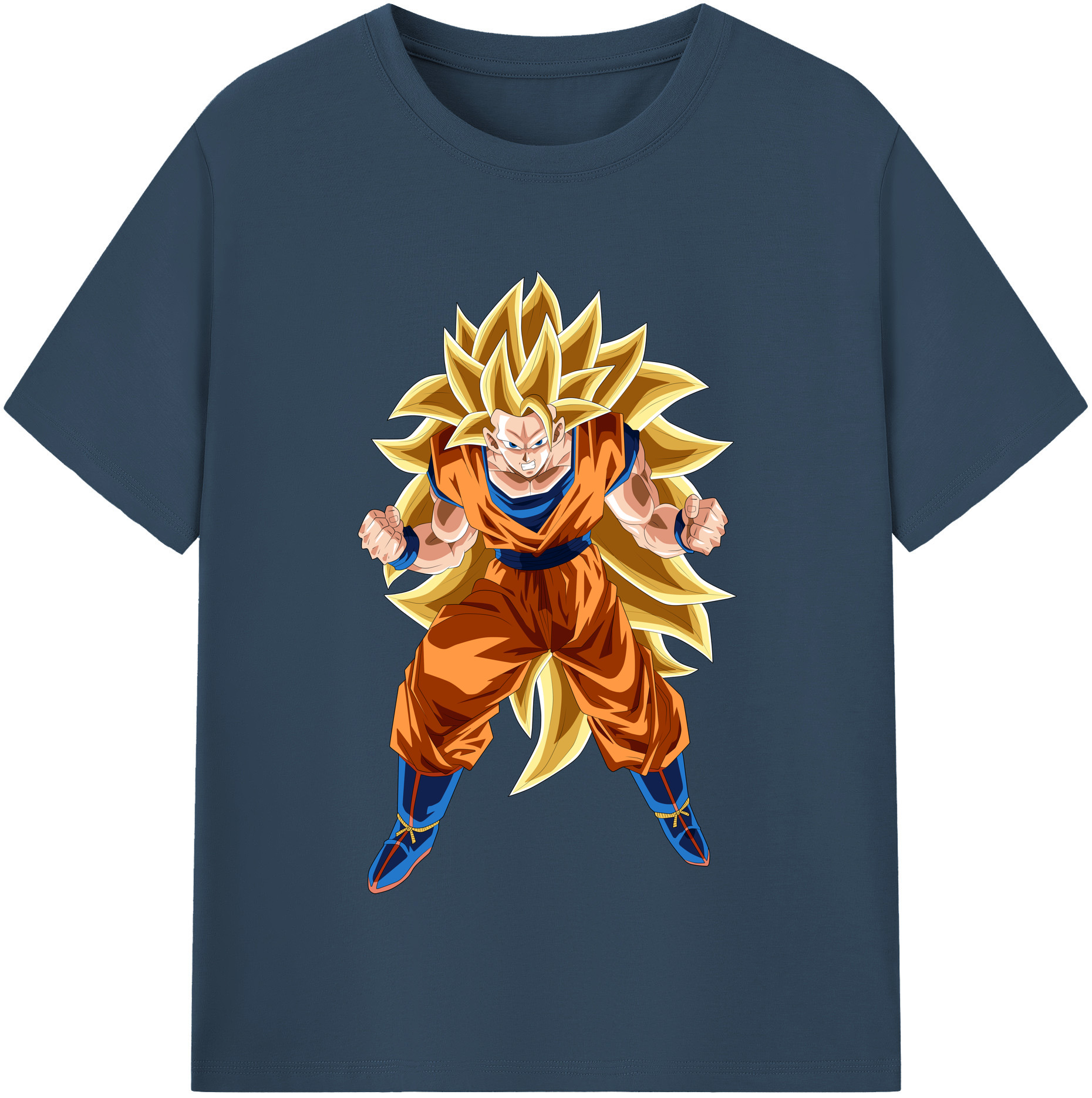 （画像用） ドラゴンボール 孫悟空（そん ごくう）Son Goku カカロット DRAGON BALL Kakarotto 綿100％半袖Tシャツ（フロントプリント）