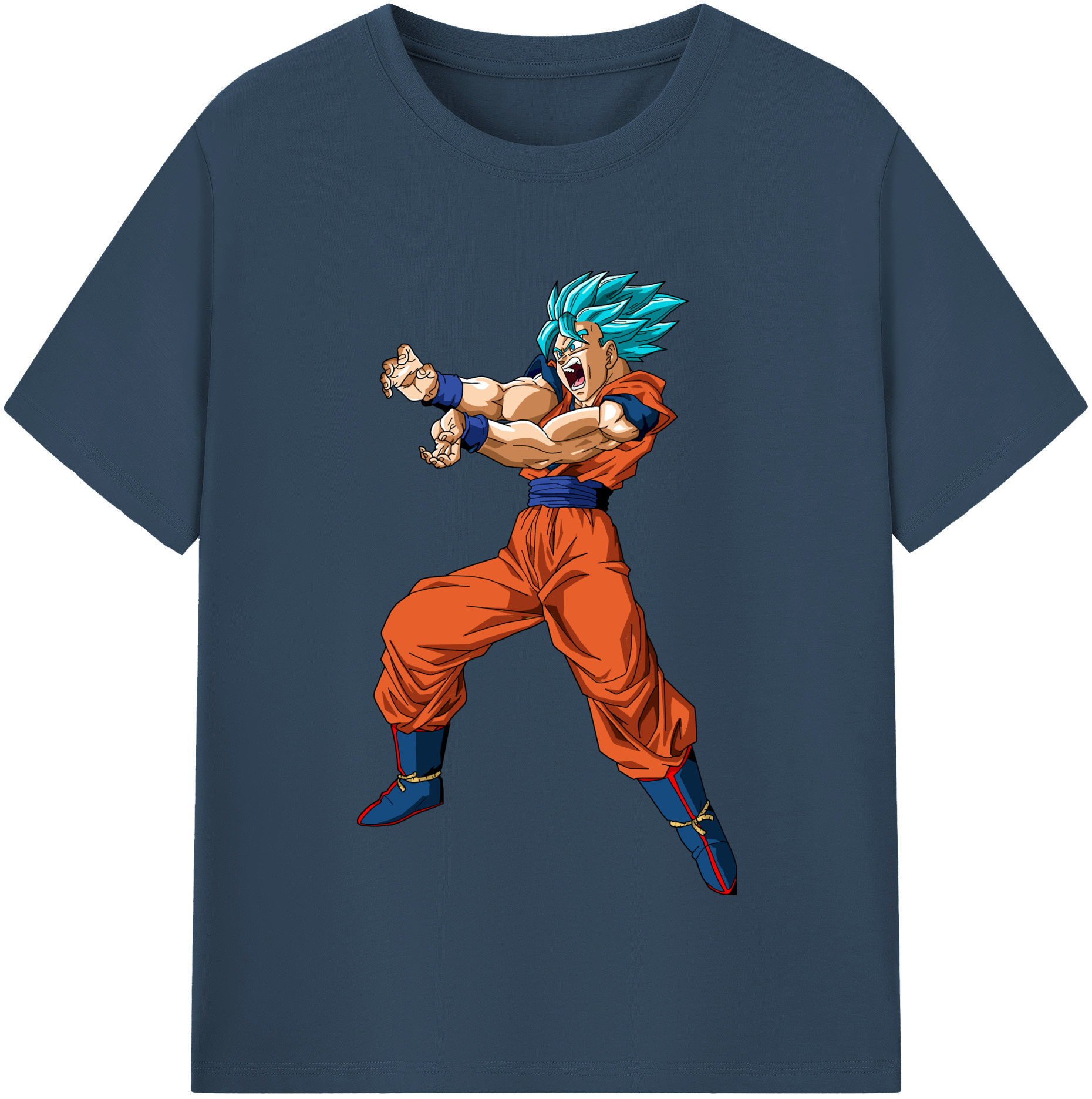 （画像用） ドラゴンボール 孫悟空（そん ごくう）Son Goku カカロット DRAGON BALL Kakarotto 綿100％半袖Tシャツ（フロントプリント）