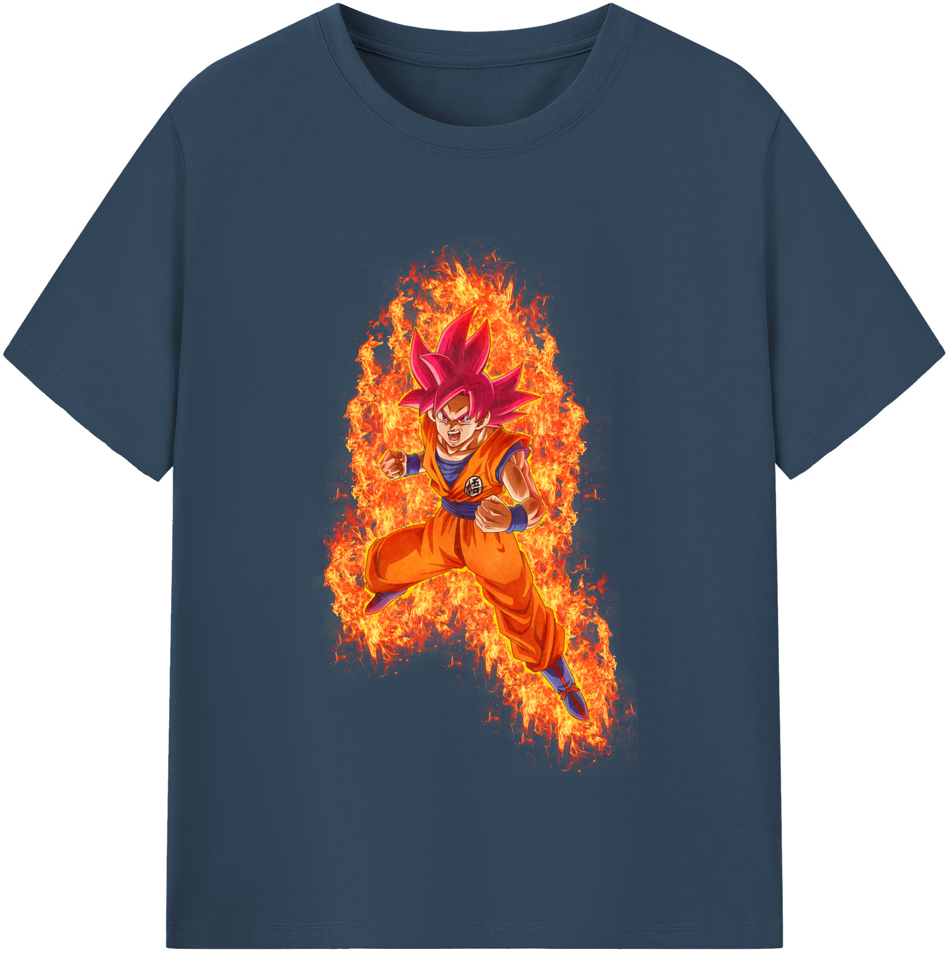 （画像用） ドラゴンボール 孫悟空（そん ごくう）Son Goku カカロット DRAGON BALL Kakarotto 綿100％半袖Tシャツ（フロントプリント）