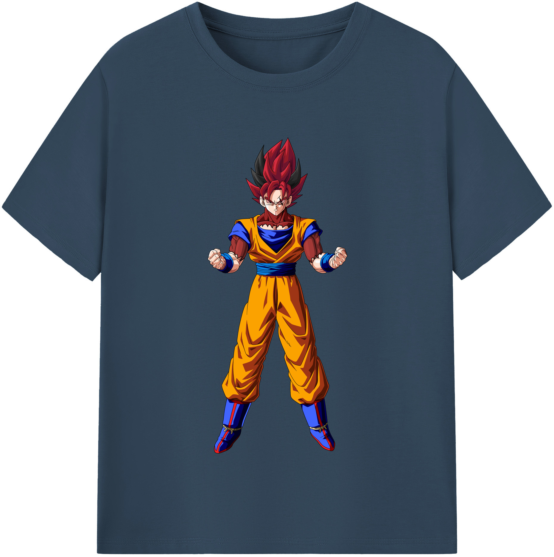 （画像用） ドラゴンボール 孫悟空（そん ごくう）Son Goku カカロット DRAGON BALL Kakarotto 綿100％半袖Tシャツ（フロントプリント）