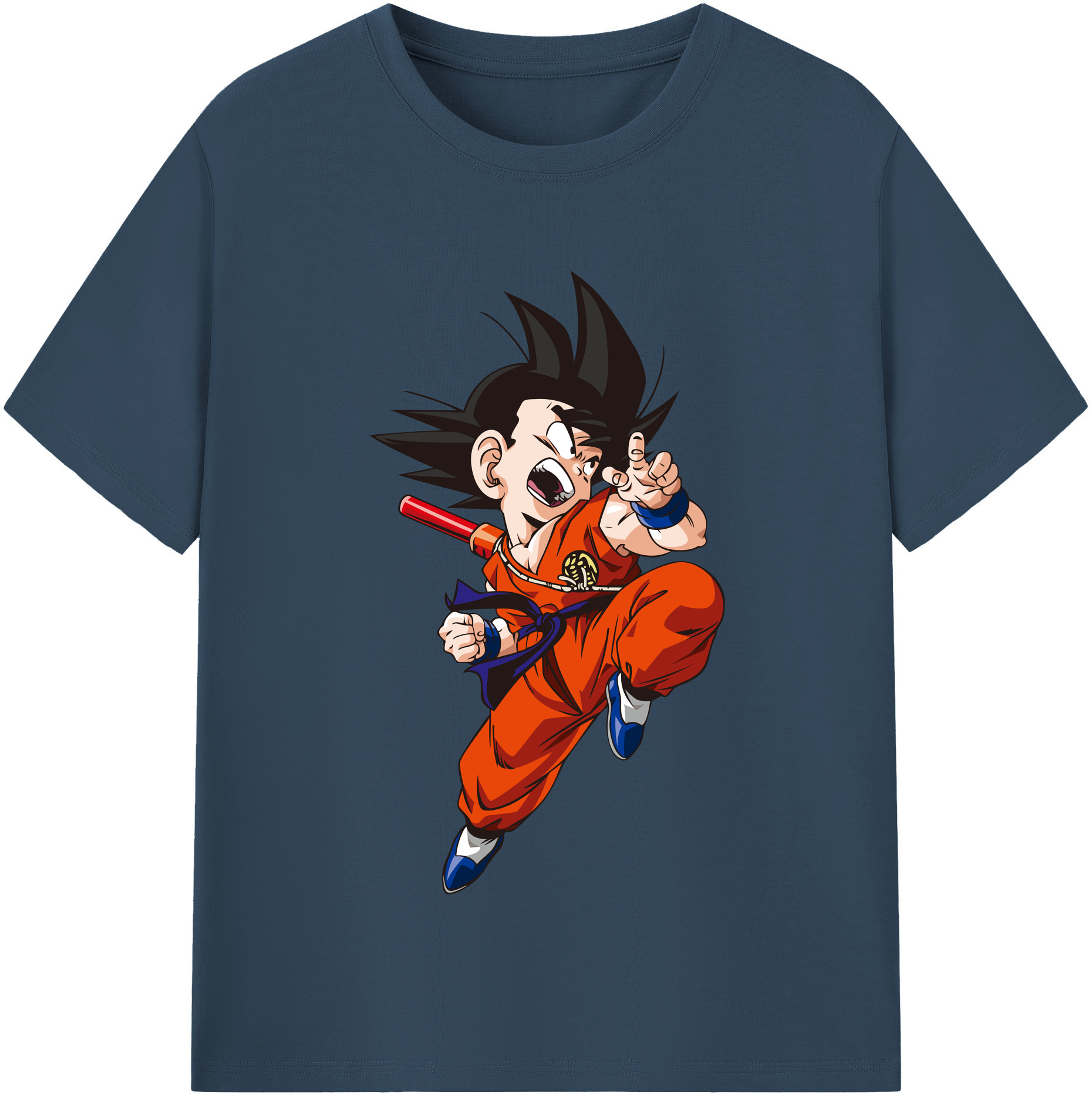 （画像用） ドラゴンボール 孫悟空（そん ごくう）Son Goku カカロット DRAGON BALL Kakarotto 綿100％半袖Tシャツ（フロントプリント）