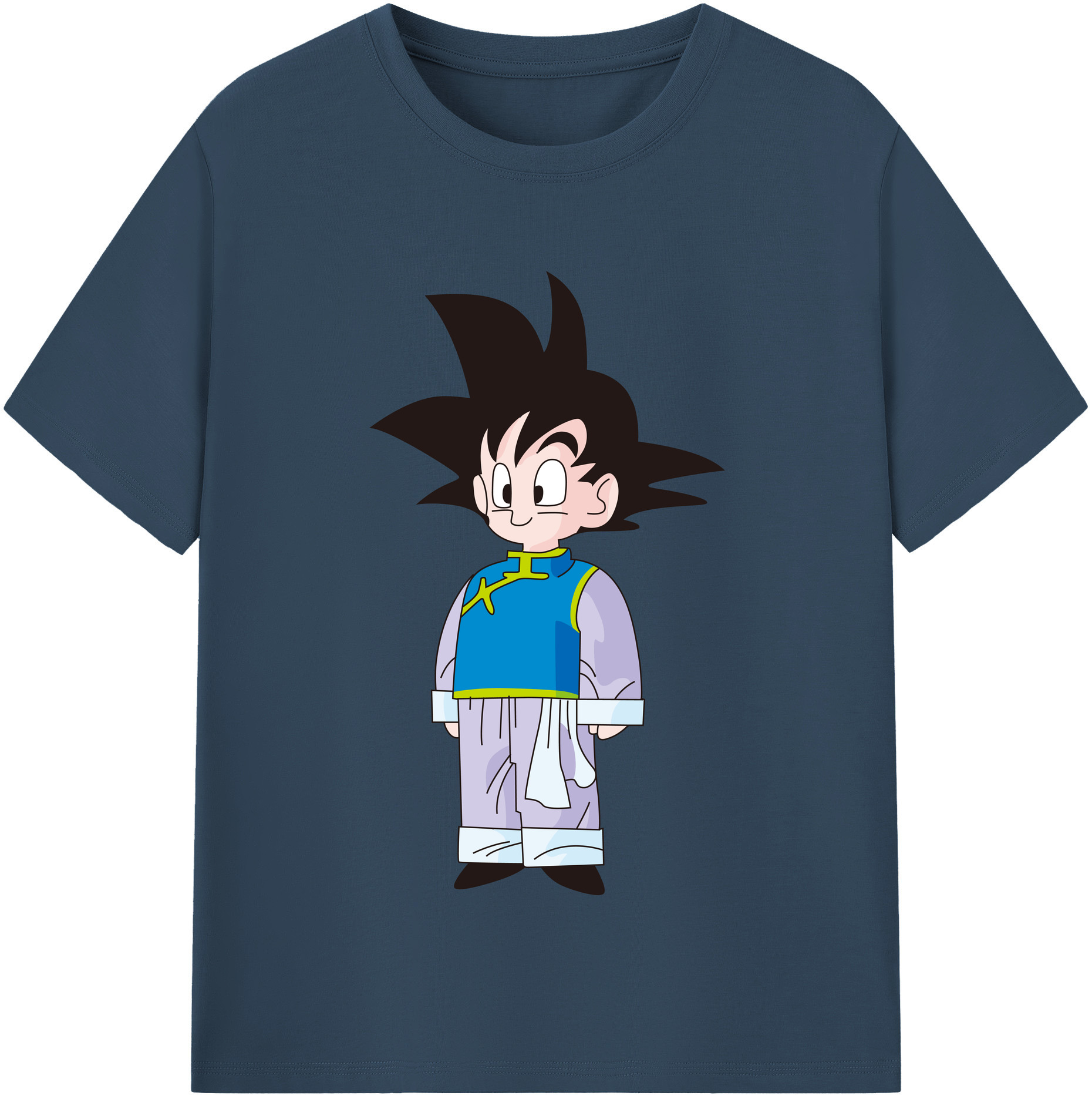（画像用） ドラゴンボール 孫悟空（そん ごくう）Son Goku カカロット DRAGON BALL Kakarotto 綿100％半袖Tシャツ（フロントプリント）
