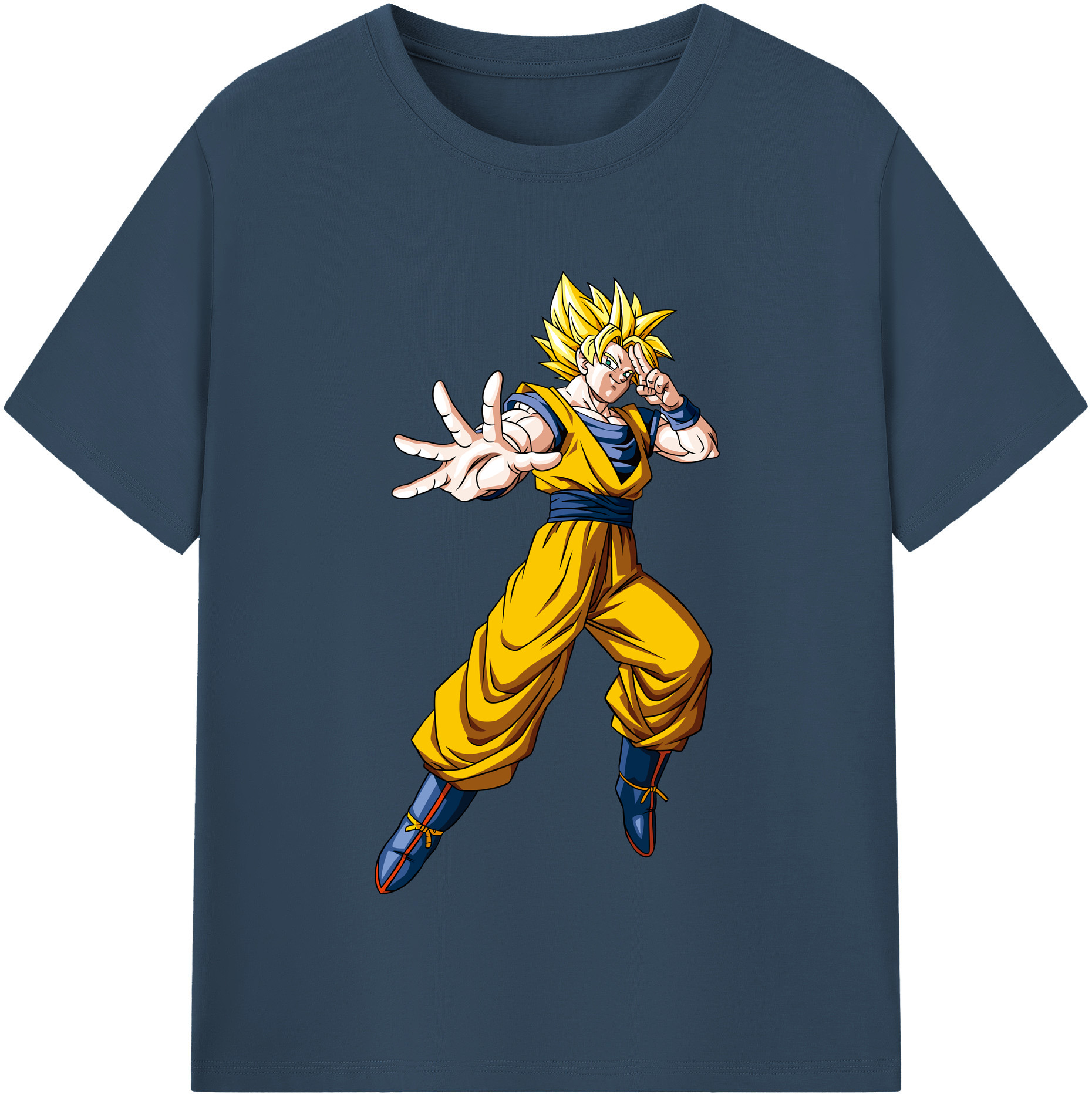 （画像用） ドラゴンボール 孫悟空（そん ごくう）Son Goku カカロット DRAGON BALL Kakarotto 綿100％半袖Tシャツ（フロントプリント）