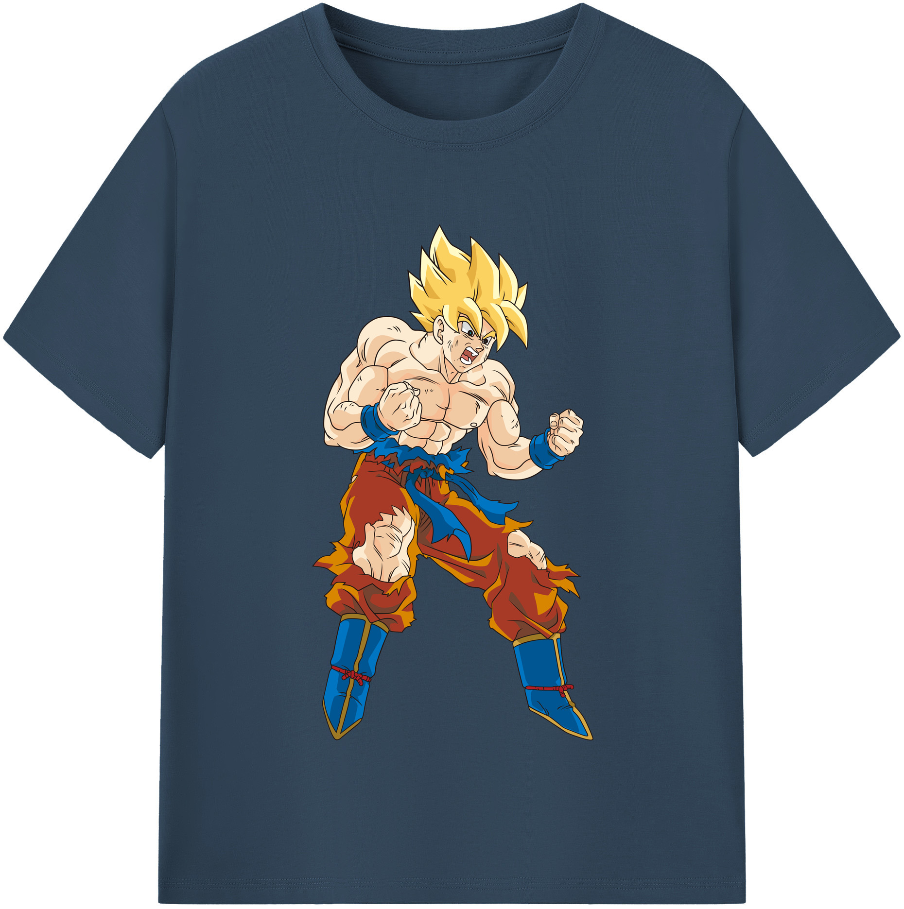（画像用） ドラゴンボール 孫悟空（そん ごくう）Son Goku カカロット DRAGON BALL Kakarotto 綿100％半袖Tシャツ（フロントプリント）