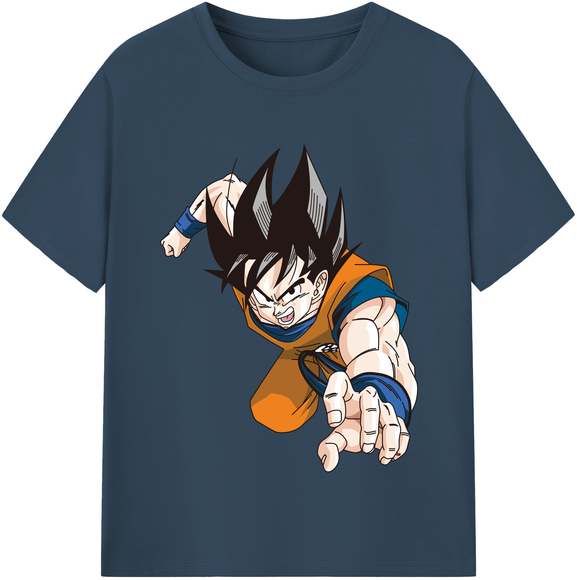 （画像用） ドラゴンボール 孫悟空（そん ごくう）Son Goku カカロット DRAGON BALL Kakarotto 綿100％半袖Tシャツ（フロントプリント）