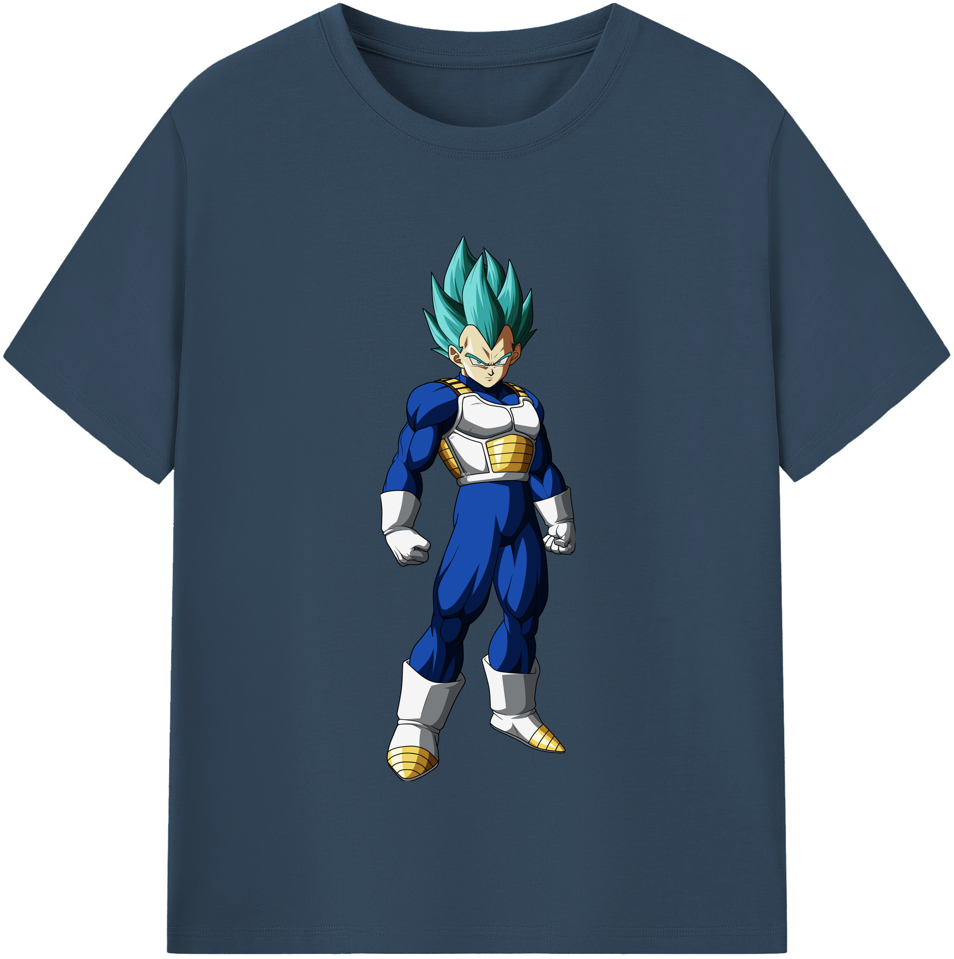 （画像用） ドラゴンボール ベジータ四世（Bejīta Yonsei）DRAGON BALL Vegeta IV 綿100％半袖Tシャツ（フロントプリント）