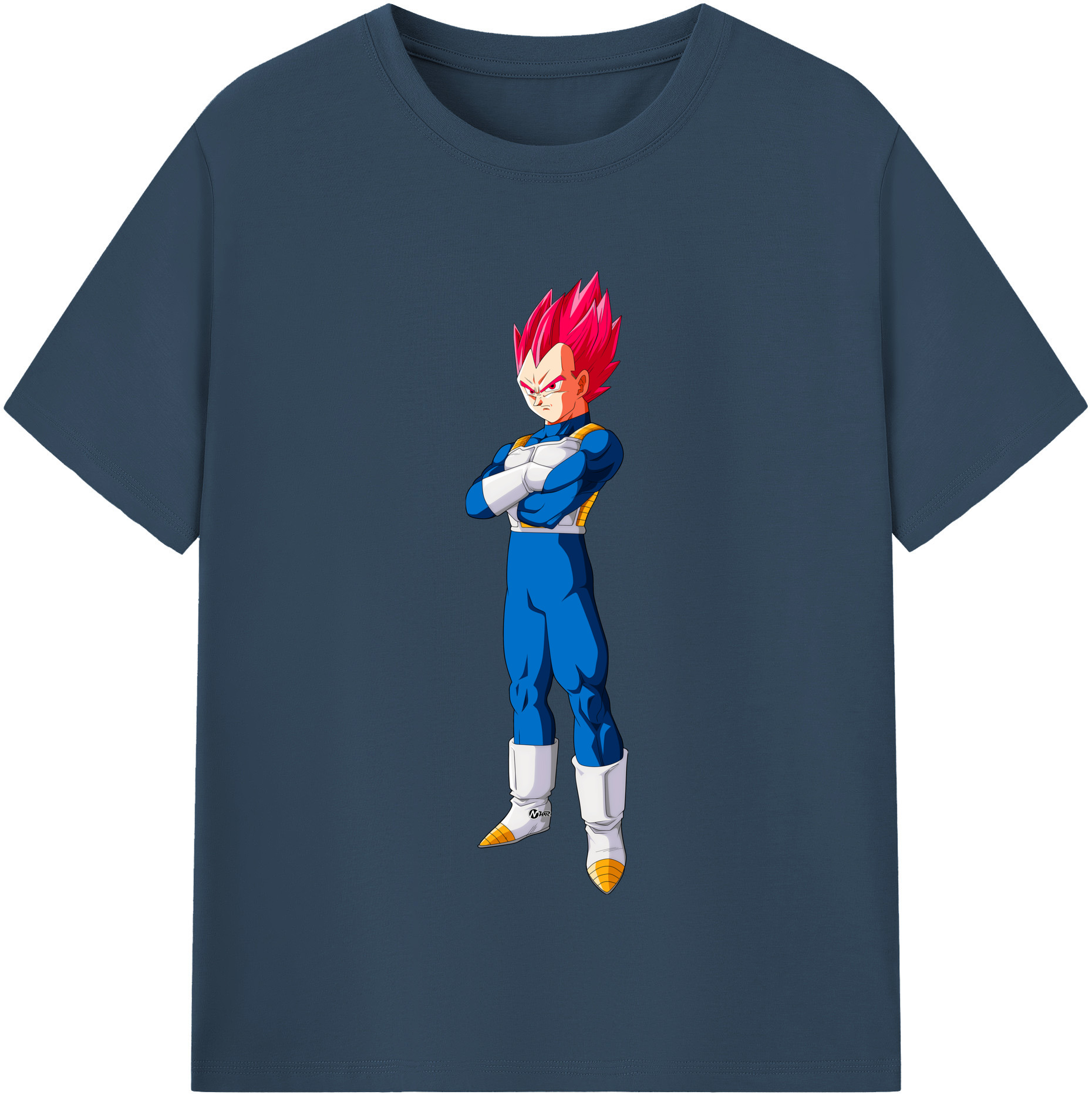 （画像用） ドラゴンボール ベジータ四世（Bejīta Yonsei）DRAGON BALL Vegeta IV 綿100％半袖Tシャツ（フロントプリント）