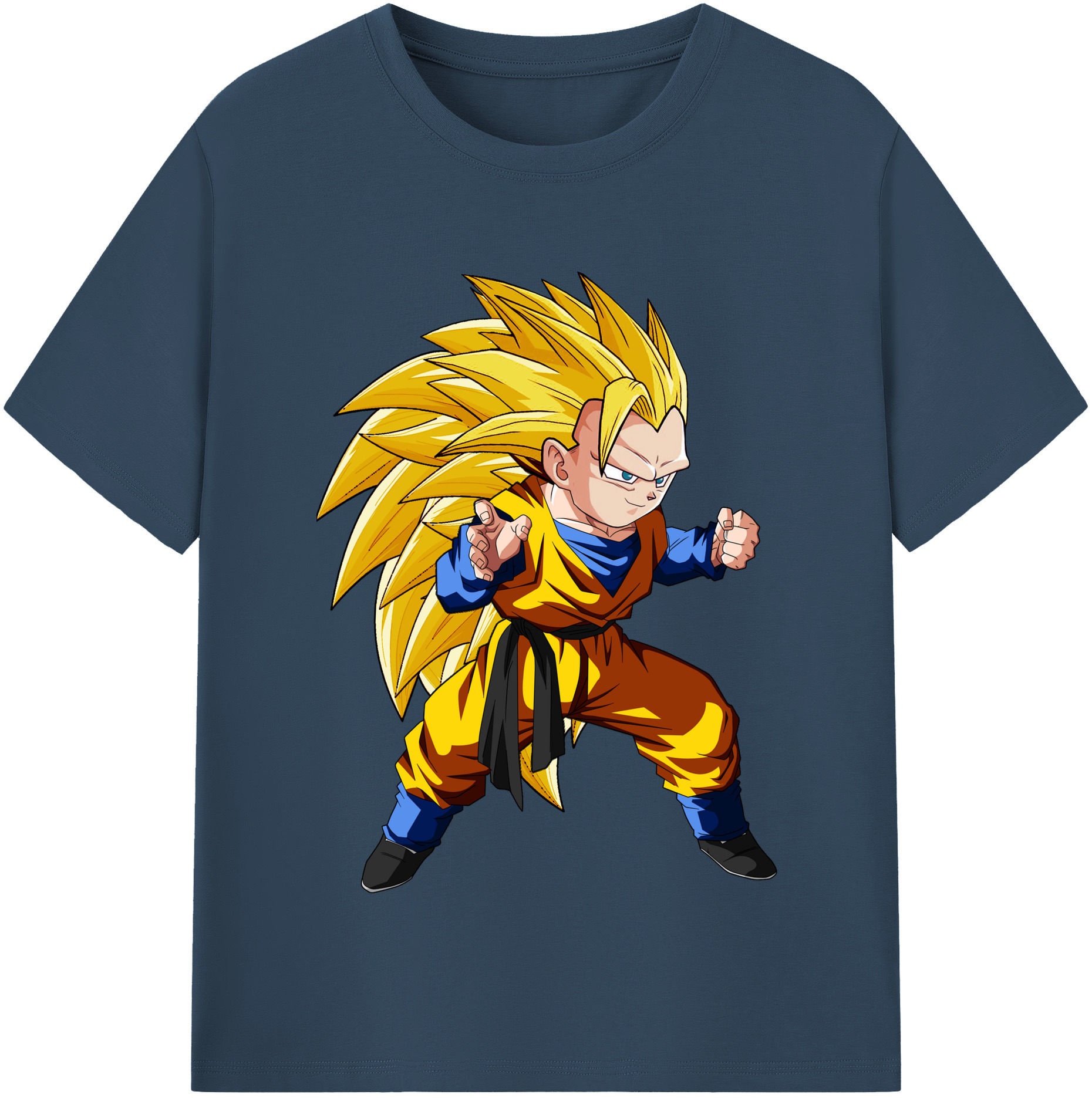 （画像用） ドラゴンボール ベジータ四世（Bejīta Yonsei）DRAGON BALL Vegeta IV 綿100％半袖Tシャツ（フロントプリント）