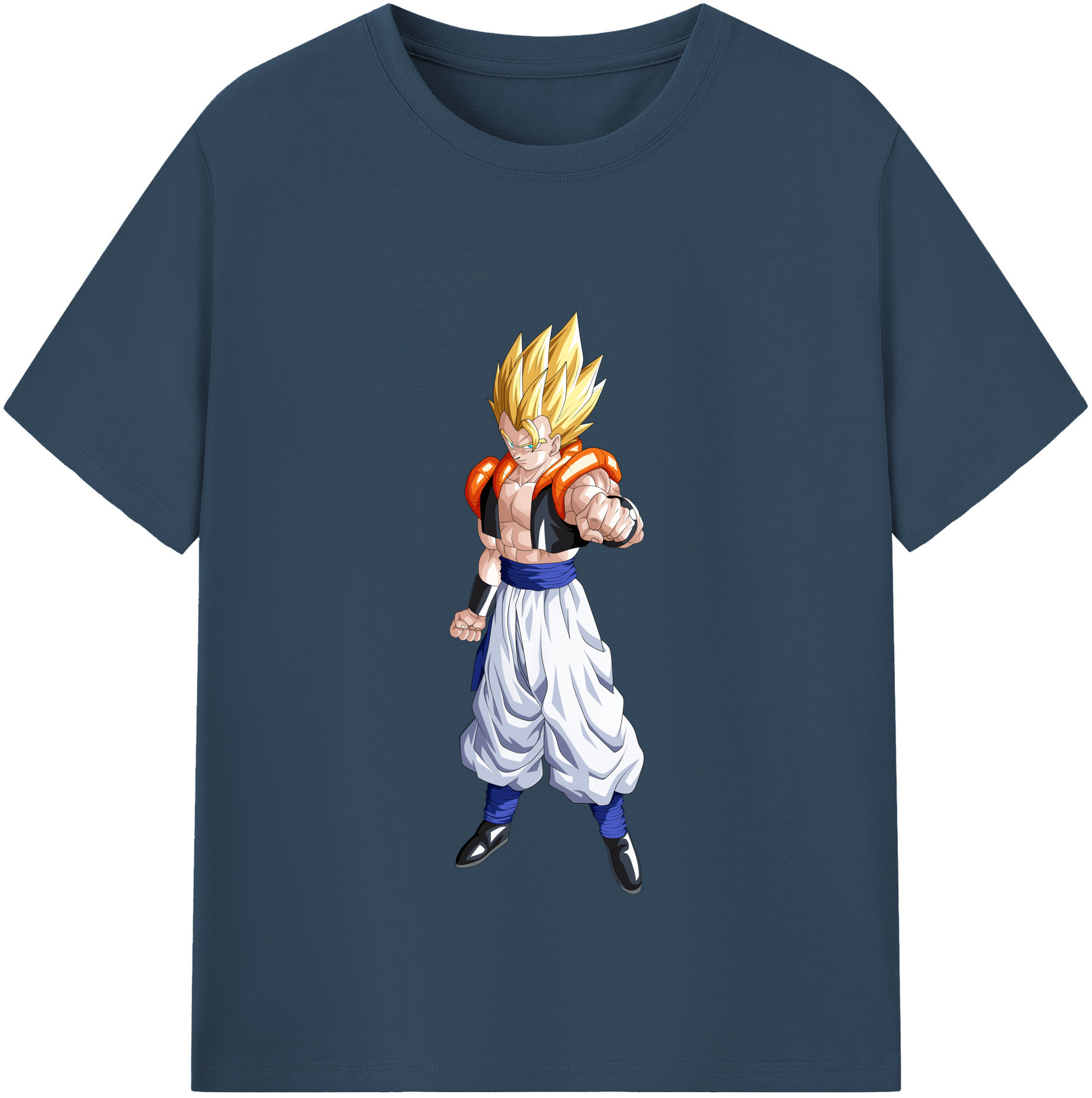 （画像用） ドラゴンボール ベジータ四世（Bejīta Yonsei）DRAGON BALL Vegeta IV 綿100％半袖Tシャツ（フロントプリント）