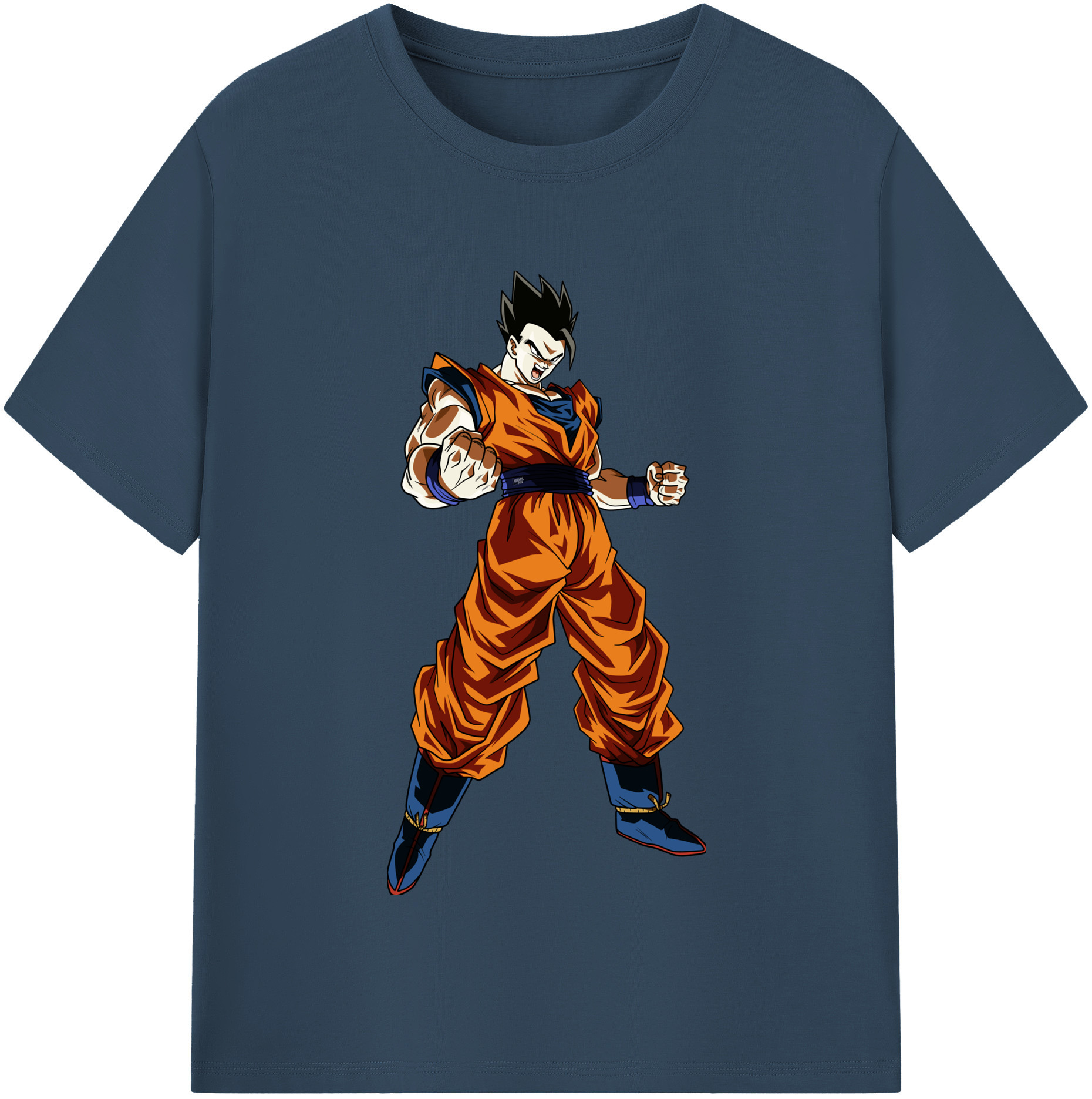 （画像用） ドラゴンボール 孫 悟飯（そんごはん）DRAGON BALL Son Gohan 綿100％半袖Tシャツ（フロントプリント）