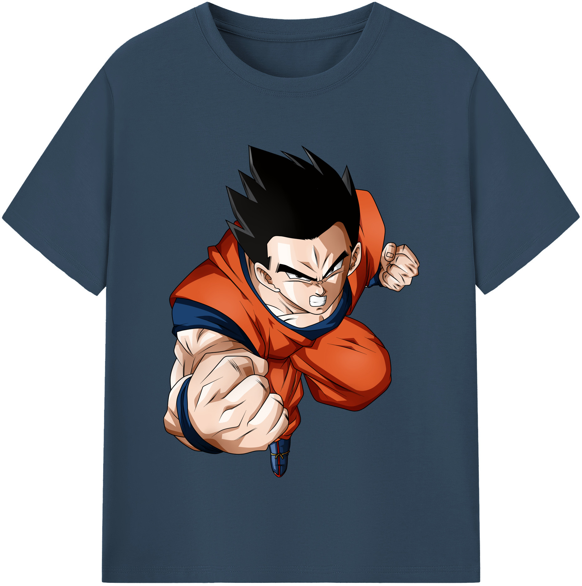 （画像用） ドラゴンボール 孫 悟飯（そんごはん）DRAGON BALL Son Gohan 綿100％半袖Tシャツ（フロントプリント）