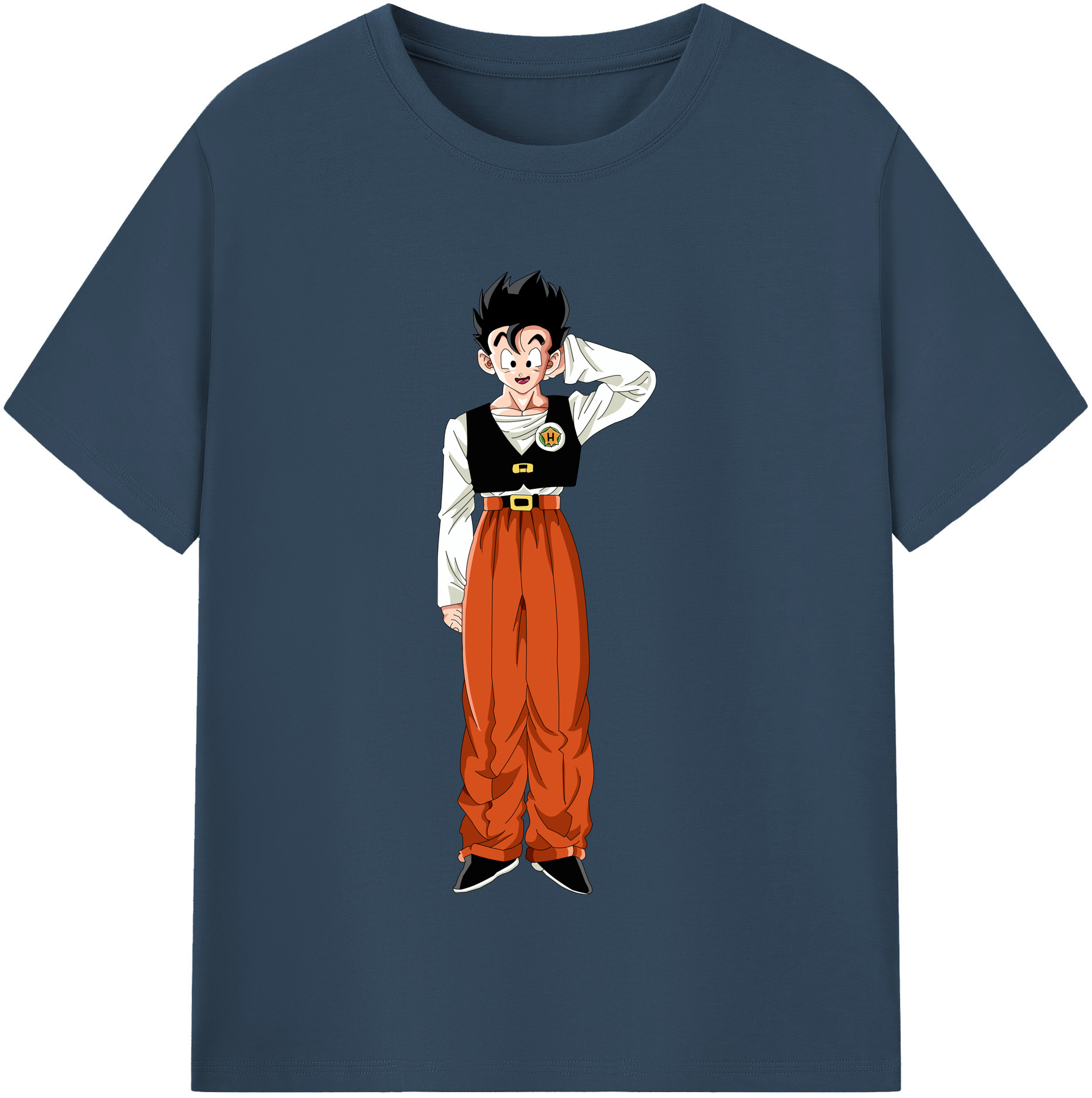 （画像用） ドラゴンボール 孫 悟飯（そんごはん）DRAGON BALL Son Gohan 綿100％半袖Tシャツ（フロントプリント）