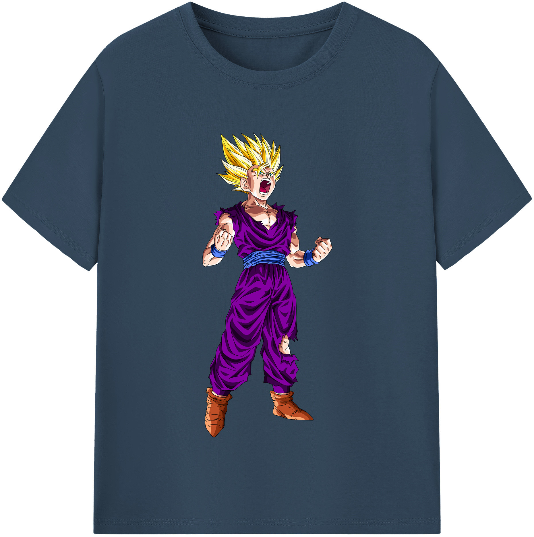 （画像用） ドラゴンボール 孫 悟飯（そんごはん）DRAGON BALL Son Gohan 綿100％半袖Tシャツ（フロントプリント）