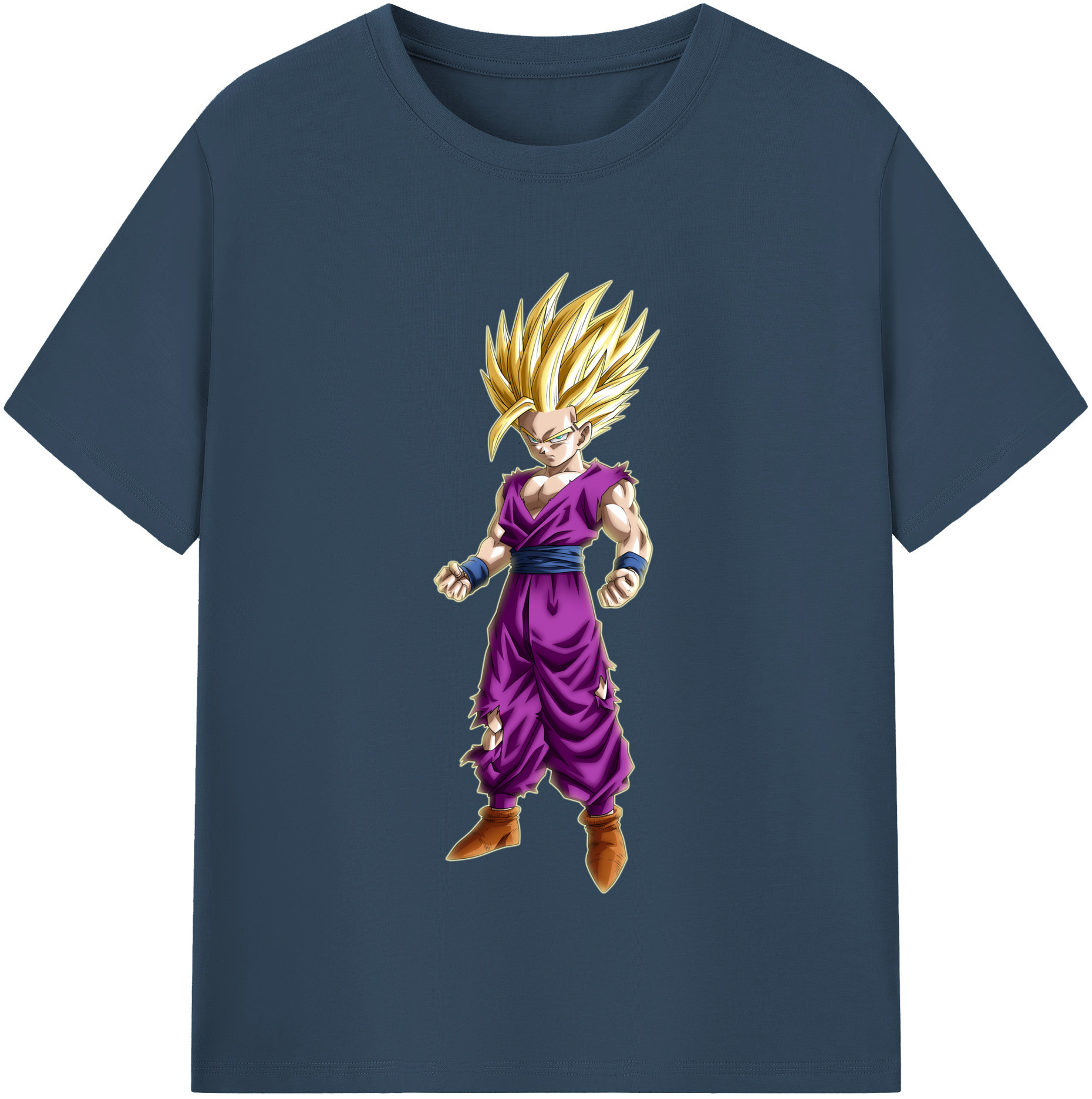 （画像用） ドラゴンボール 孫 悟飯（そんごはん）DRAGON BALL Son Gohan 綿100％半袖Tシャツ（フロントプリント）