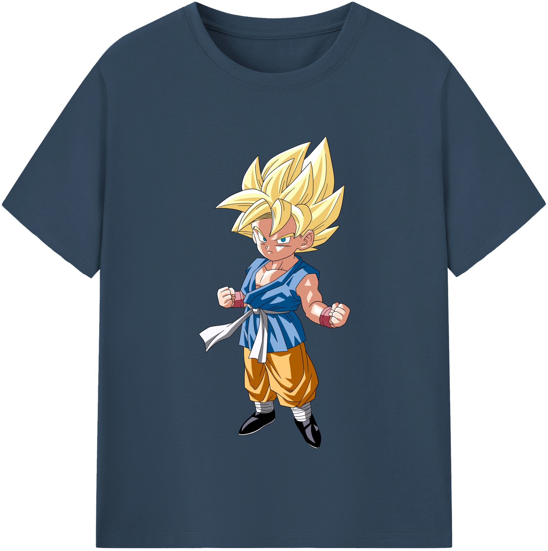 （画像用） ドラゴンボール 孫 悟飯（そんごはん）DRAGON BALL Son Gohan 綿100％半袖Tシャツ（フロントプリント）