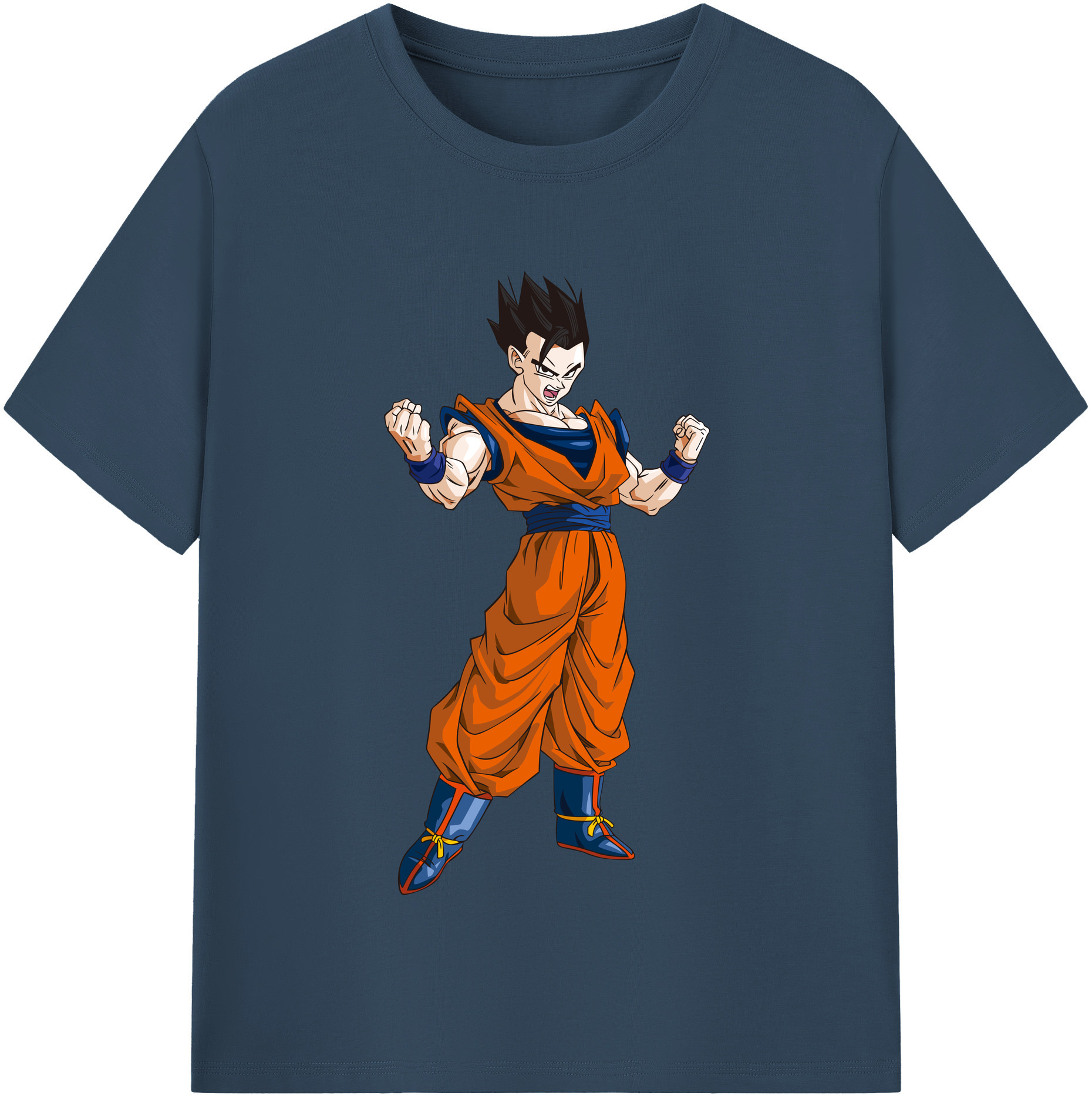 （画像用） ドラゴンボール 孫 悟飯（そんごはん）DRAGON BALL Son Gohan 綿100％半袖Tシャツ（フロントプリント）