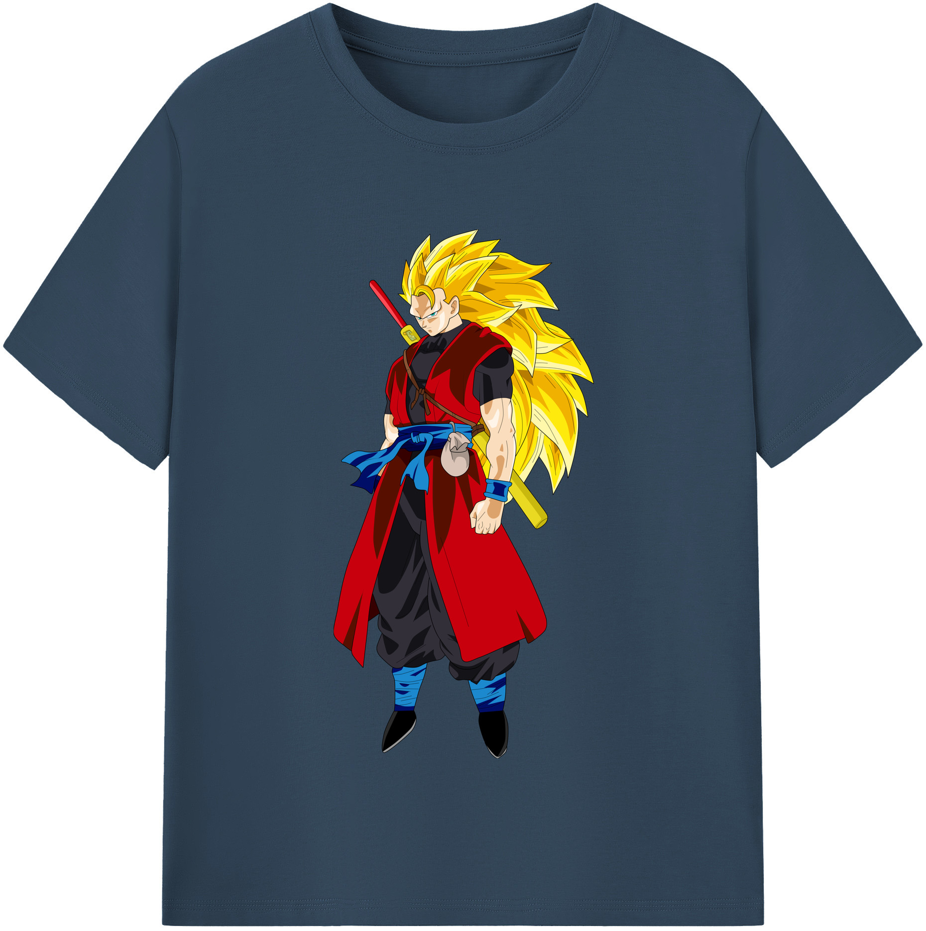 （画像用） ドラゴンボール トランクス（Torankusu）DRAGON BALL Trunks 綿100％半袖Tシャツ（フロントプリント）