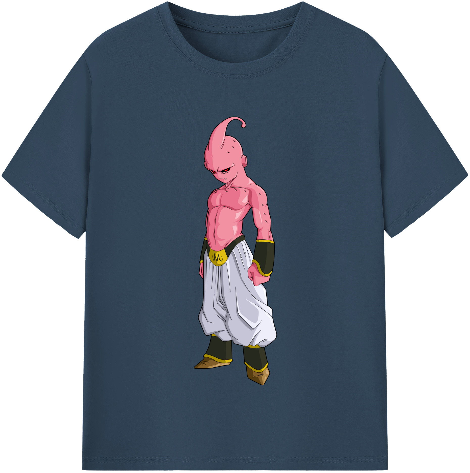 （画像用） ドラゴンボール 魔人ブウ DRAGON BALL Majin Buu 綿100％半袖Tシャツ（フロントプリント）