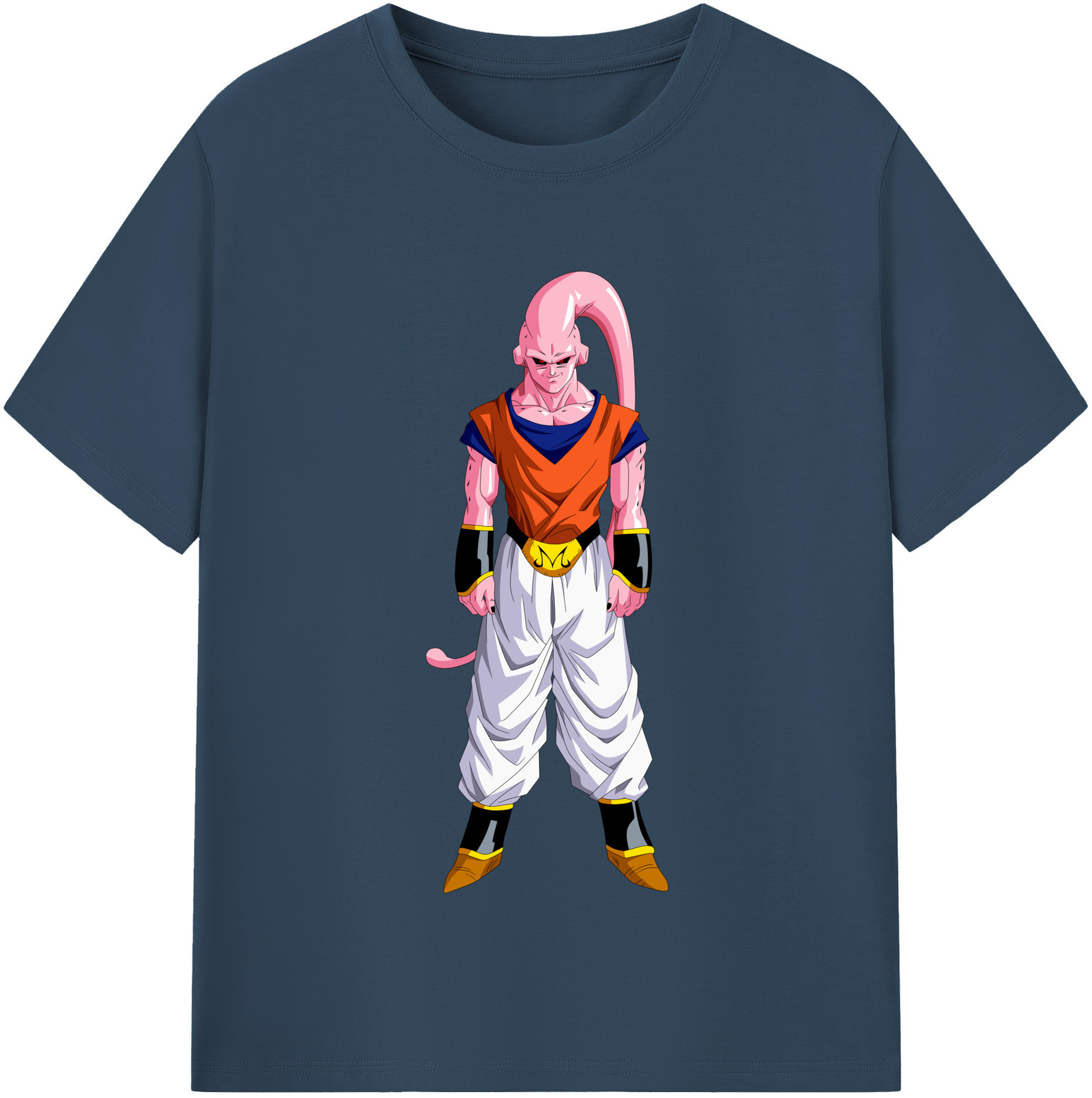 （画像用） ドラゴンボール 魔人ブウ DRAGON BALL Majin Buu 綿100％半袖Tシャツ（フロントプリント）