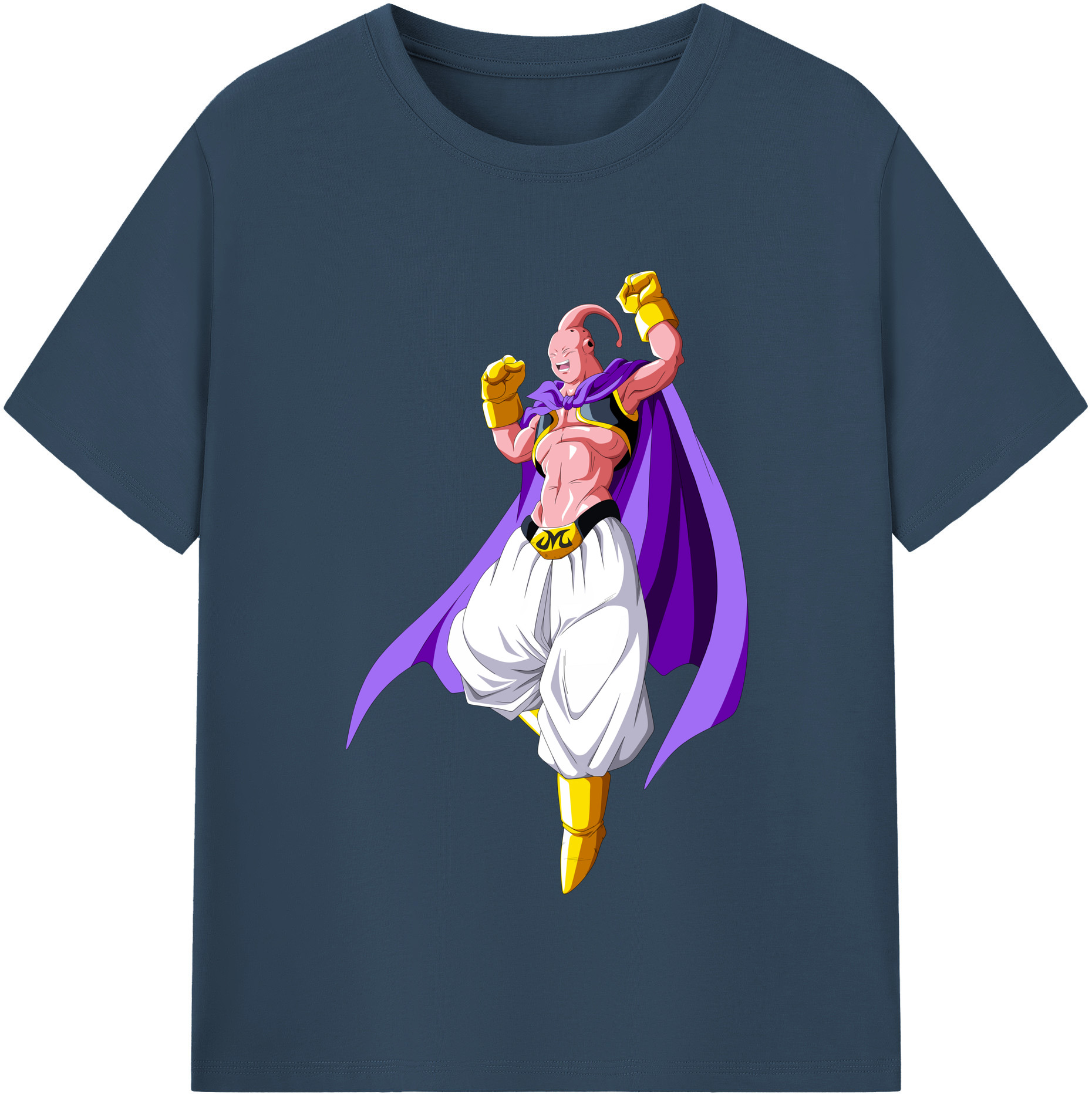 （画像用） ドラゴンボール 魔人ブウ DRAGON BALL Majin Buu 綿100％半袖Tシャツ（フロントプリント）