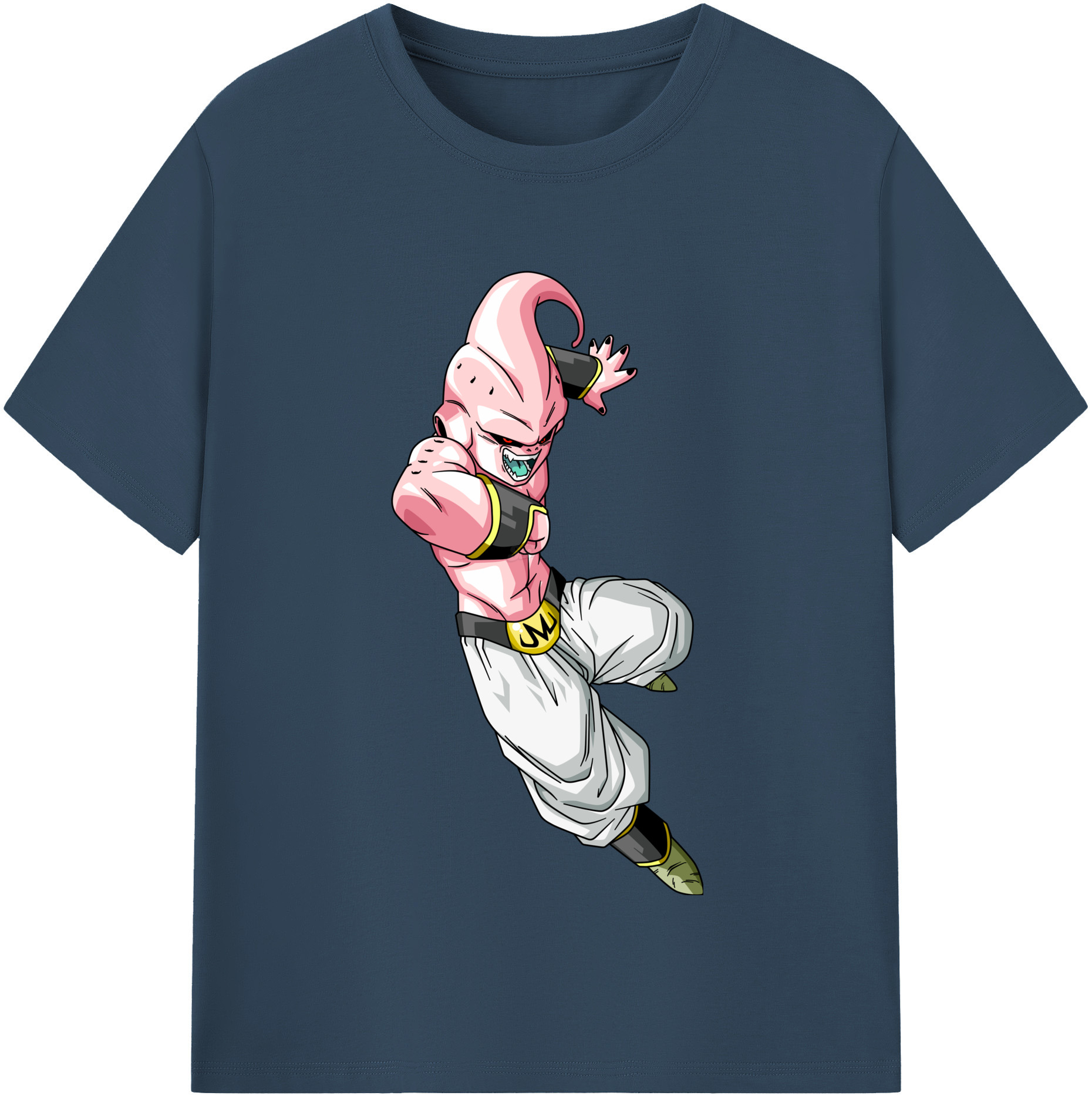 （画像用） ドラゴンボール 魔人ブウ DRAGON BALL Majin Buu 綿100％半袖Tシャツ（フロントプリント）