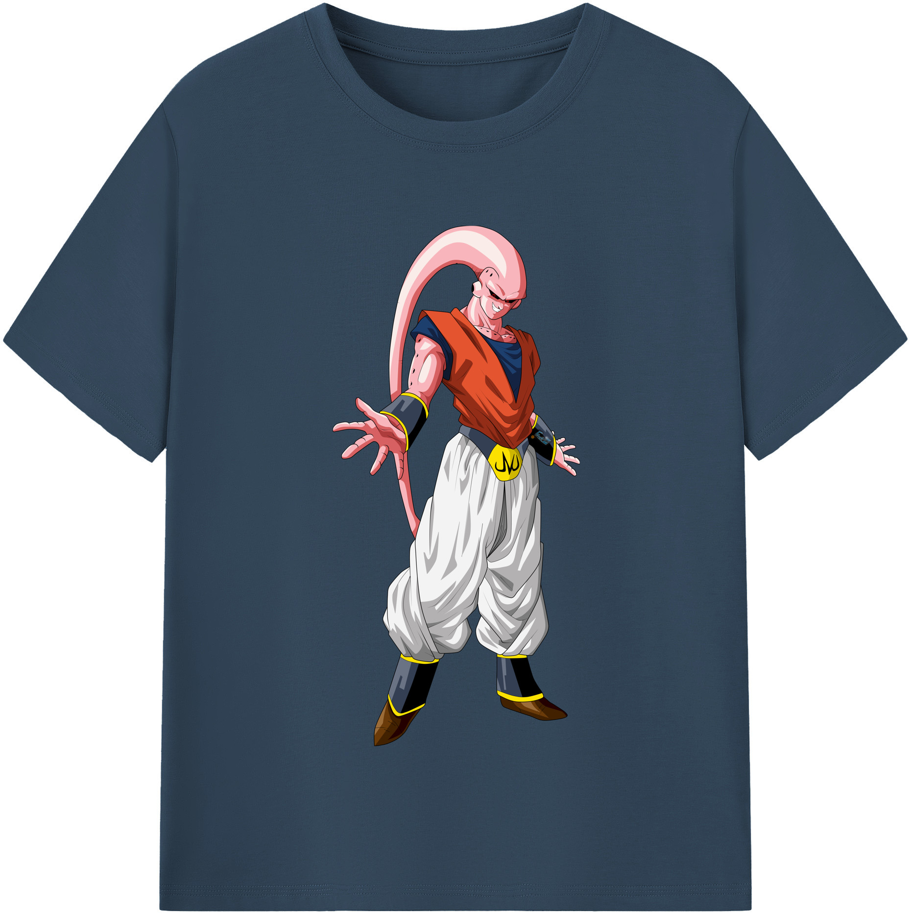 （画像用） ドラゴンボール 魔人ブウ DRAGON BALL Majin Buu 綿100％半袖Tシャツ（フロントプリント）