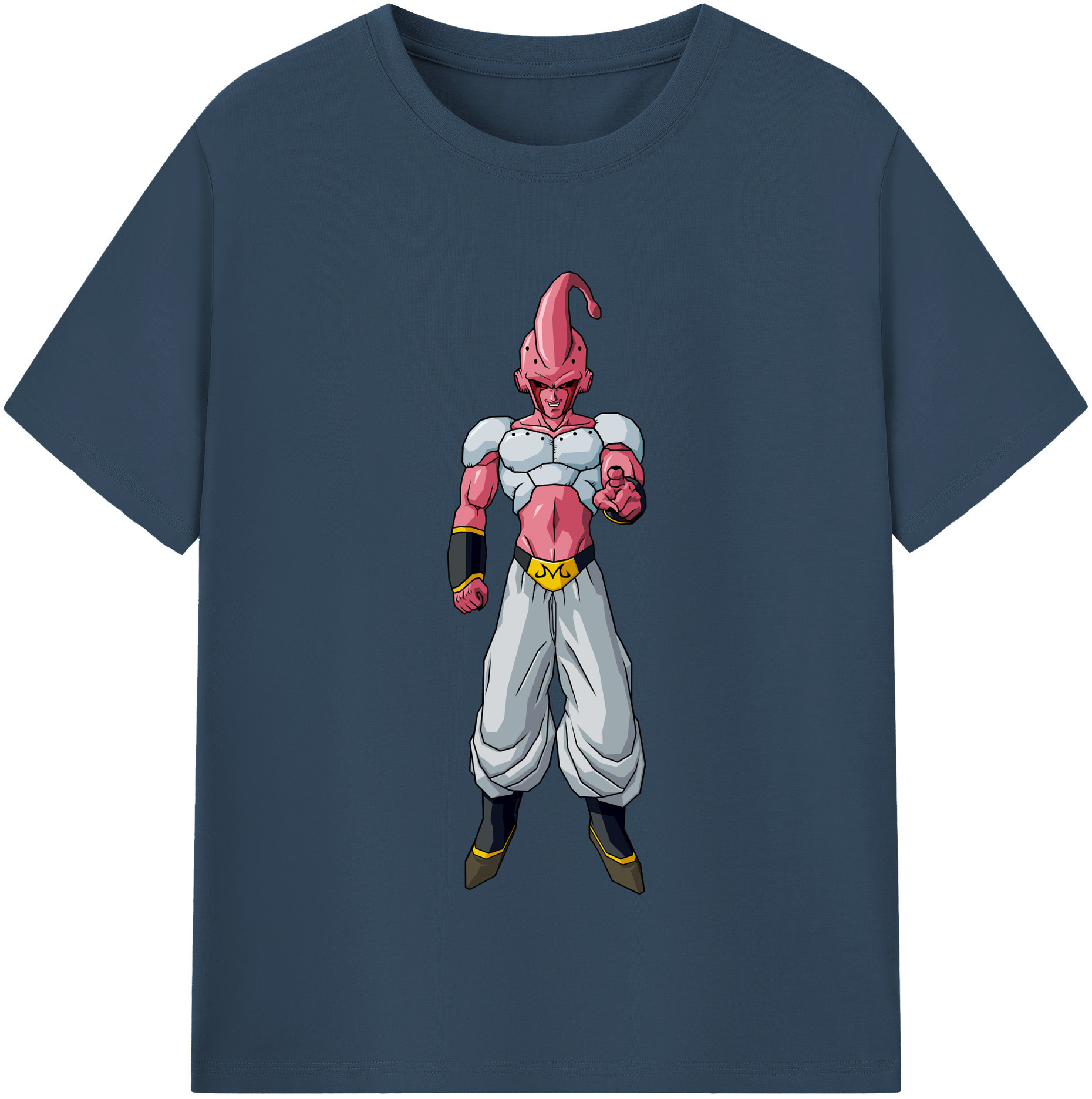 （画像用） ドラゴンボール 魔人ブウ DRAGON BALL Majin Buu 綿100％半袖Tシャツ（フロントプリント）
