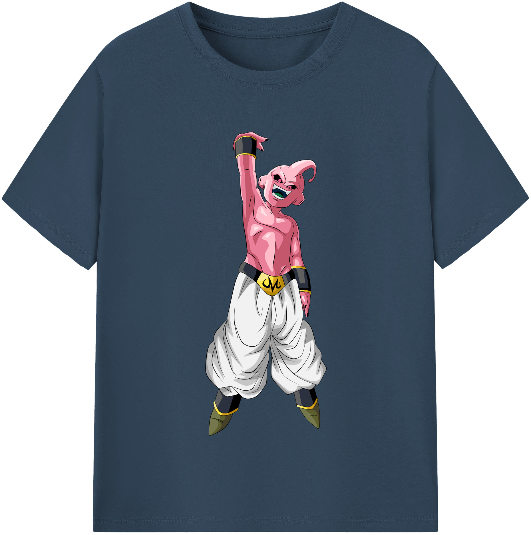 （画像用） ドラゴンボール 魔人ブウ DRAGON BALL Majin Buu 綿100％半袖Tシャツ（フロントプリント）