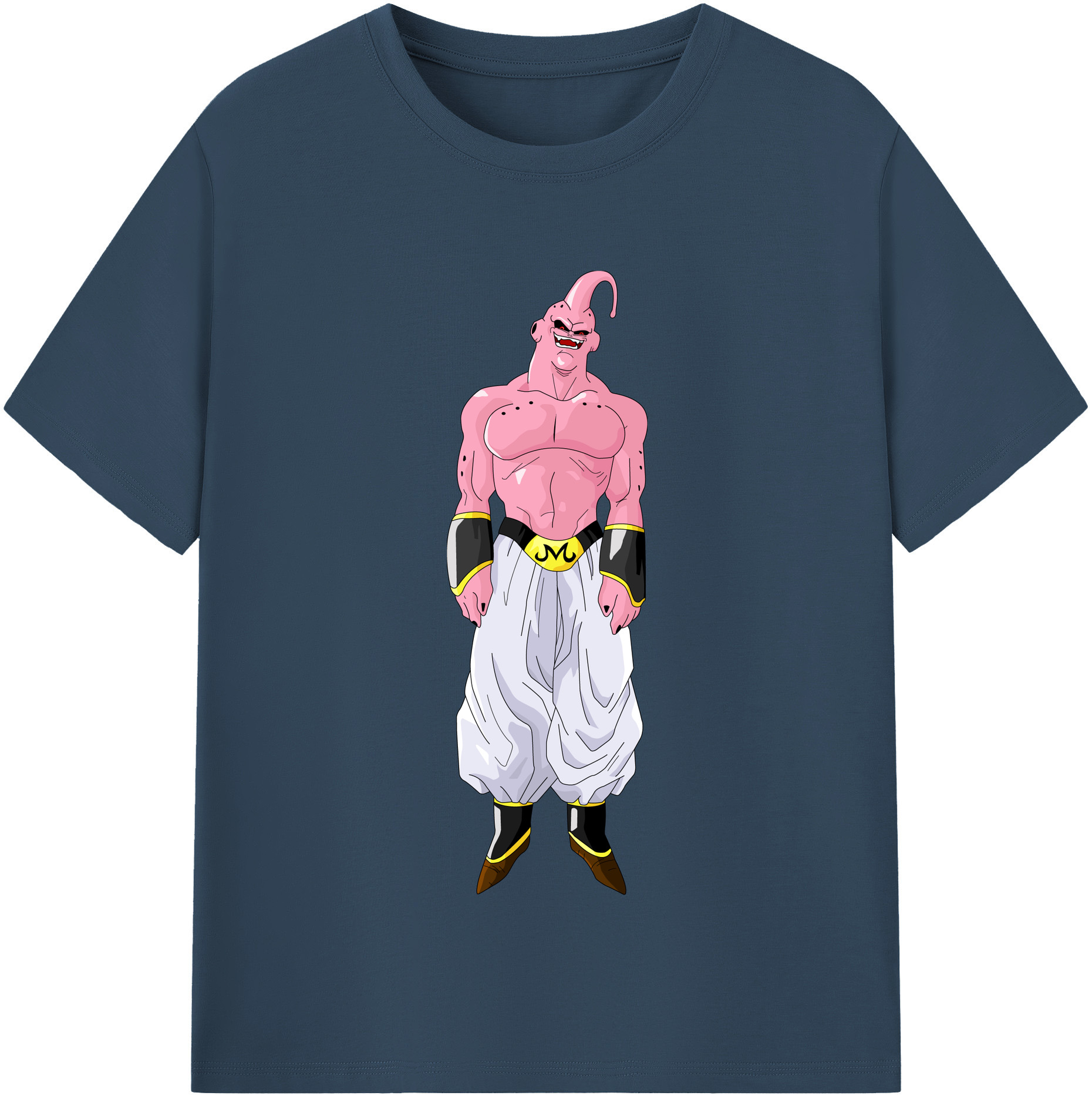 （画像用） ドラゴンボール 魔人ブウ DRAGON BALL Majin Buu 綿100％半袖Tシャツ（フロントプリント）