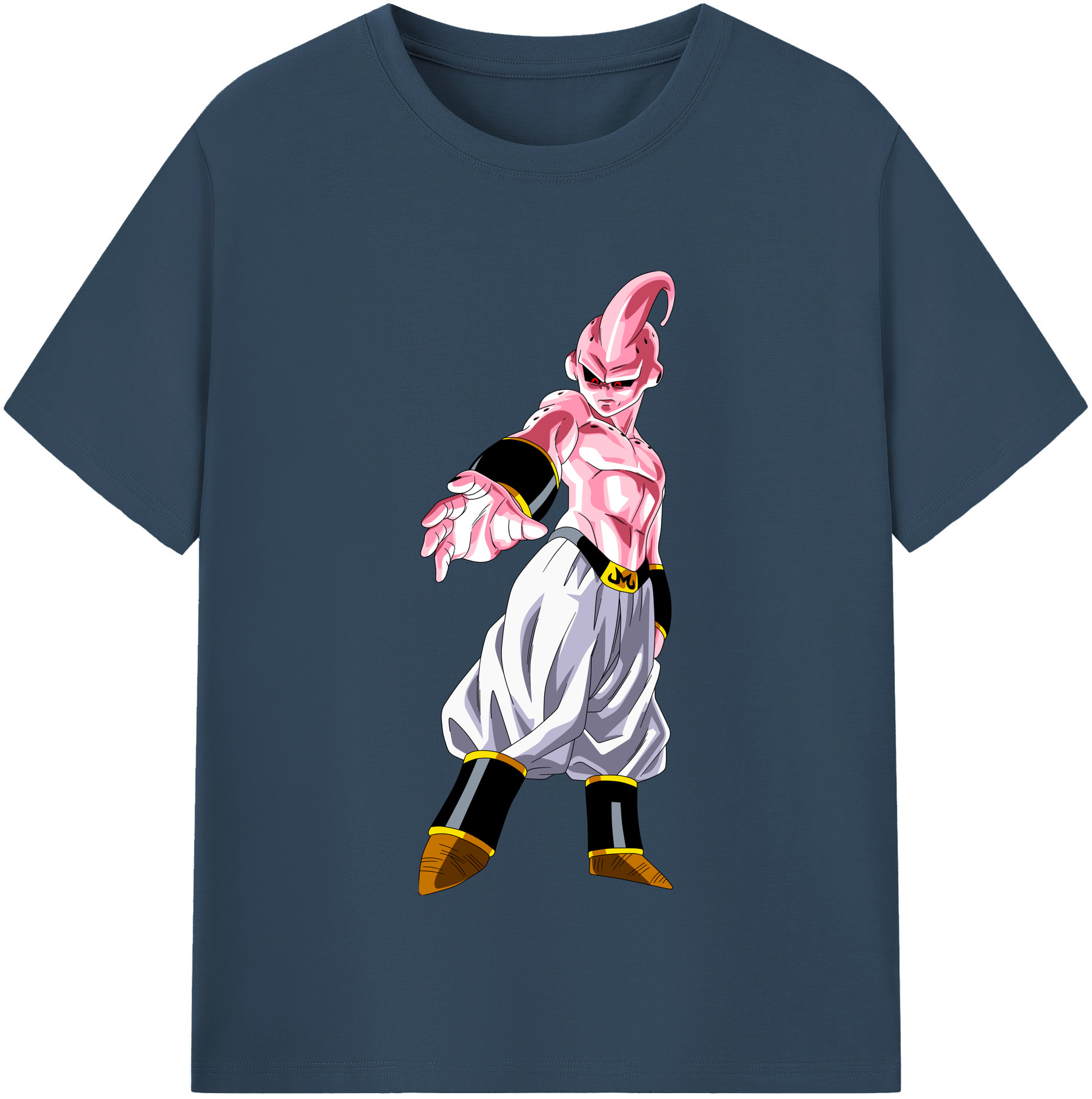 （画像用） ドラゴンボール 魔人ブウ DRAGON BALL Majin Buu 綿100％半袖Tシャツ（フロントプリント）