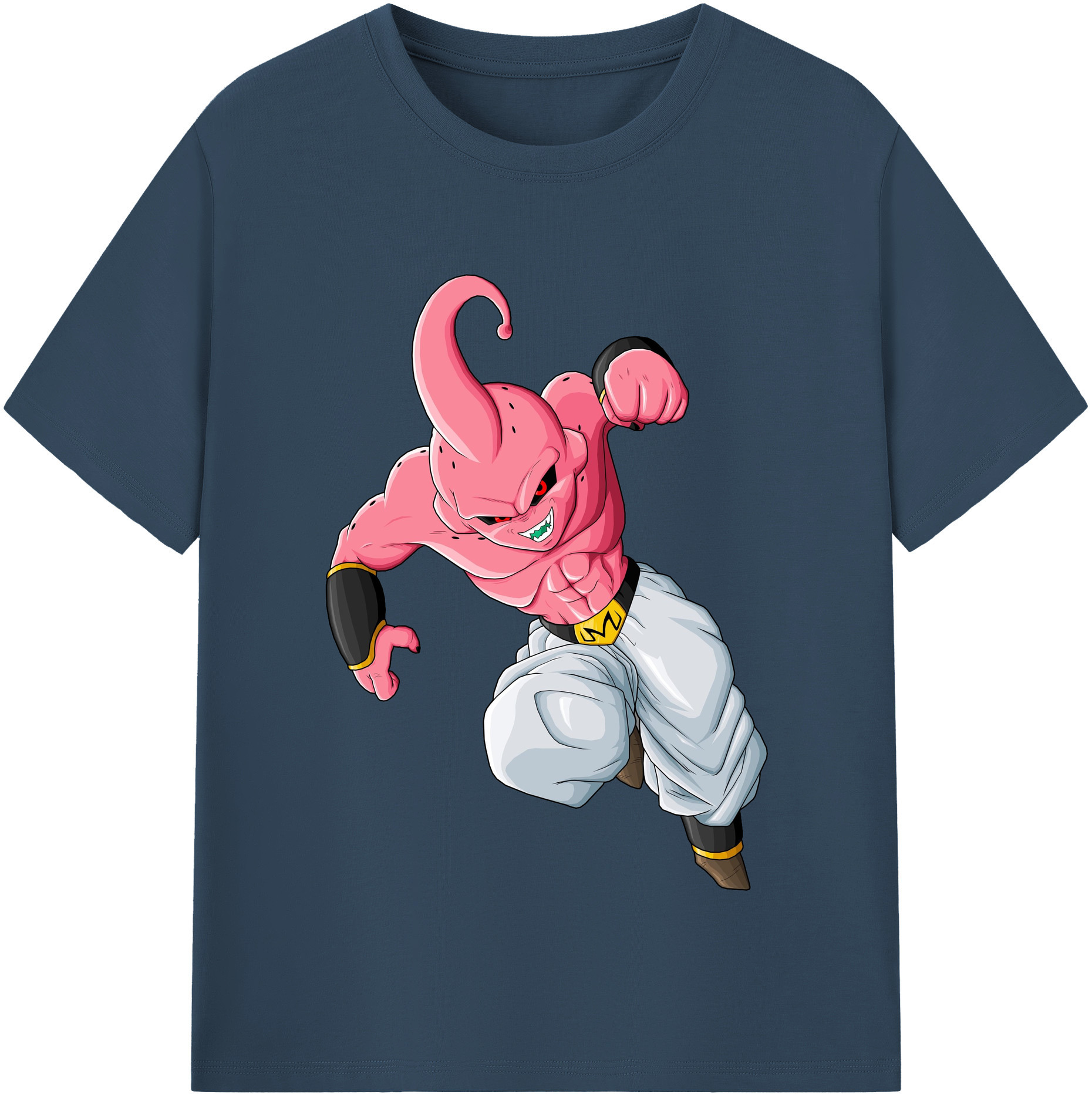 （画像用） ドラゴンボール 魔人ブウ DRAGON BALL Majin Buu 綿100％半袖Tシャツ（フロントプリント）
