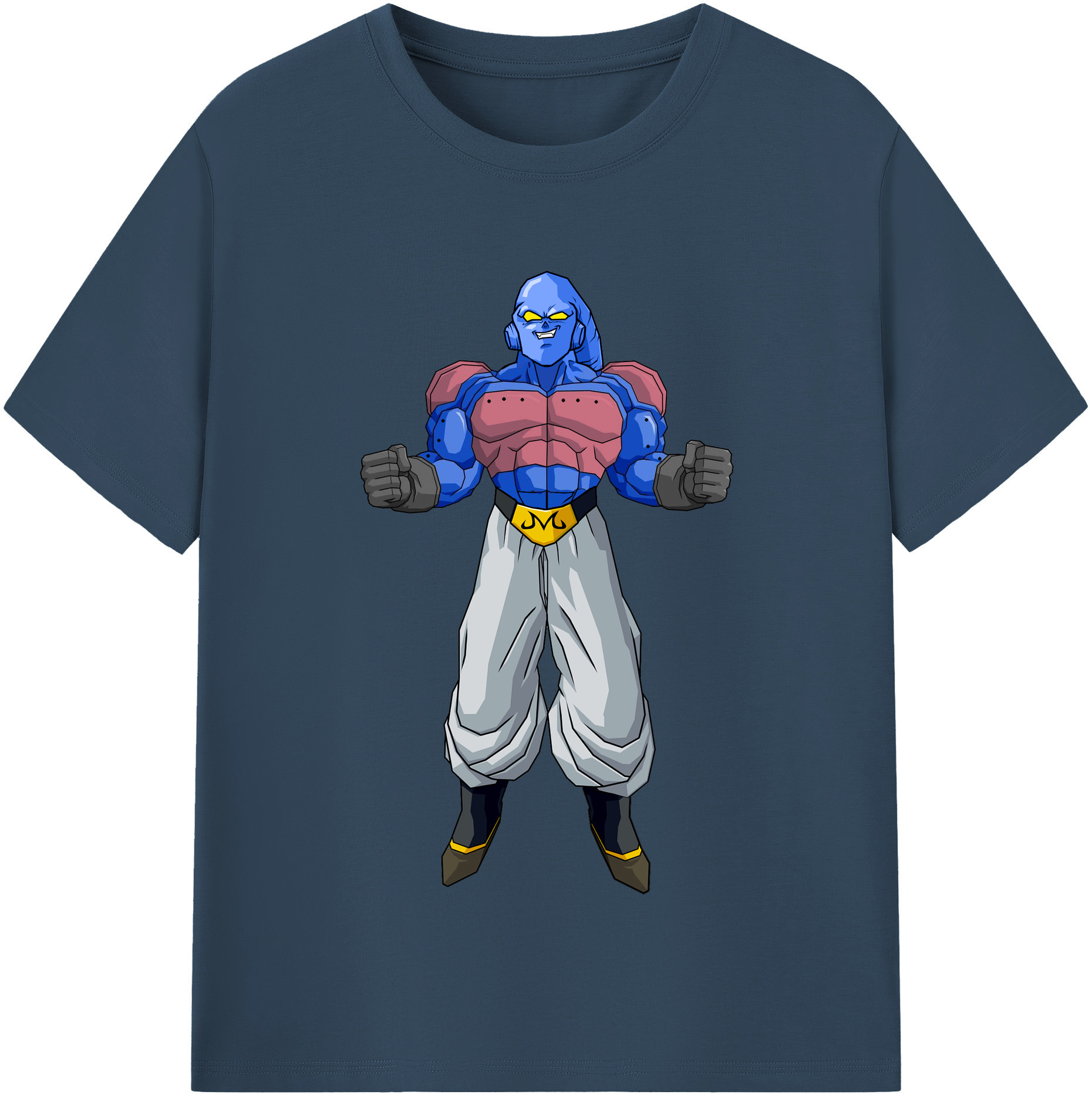 （画像用） ドラゴンボール 魔人ブウ DRAGON BALL Majin Buu 綿100％半袖Tシャツ（フロントプリント）