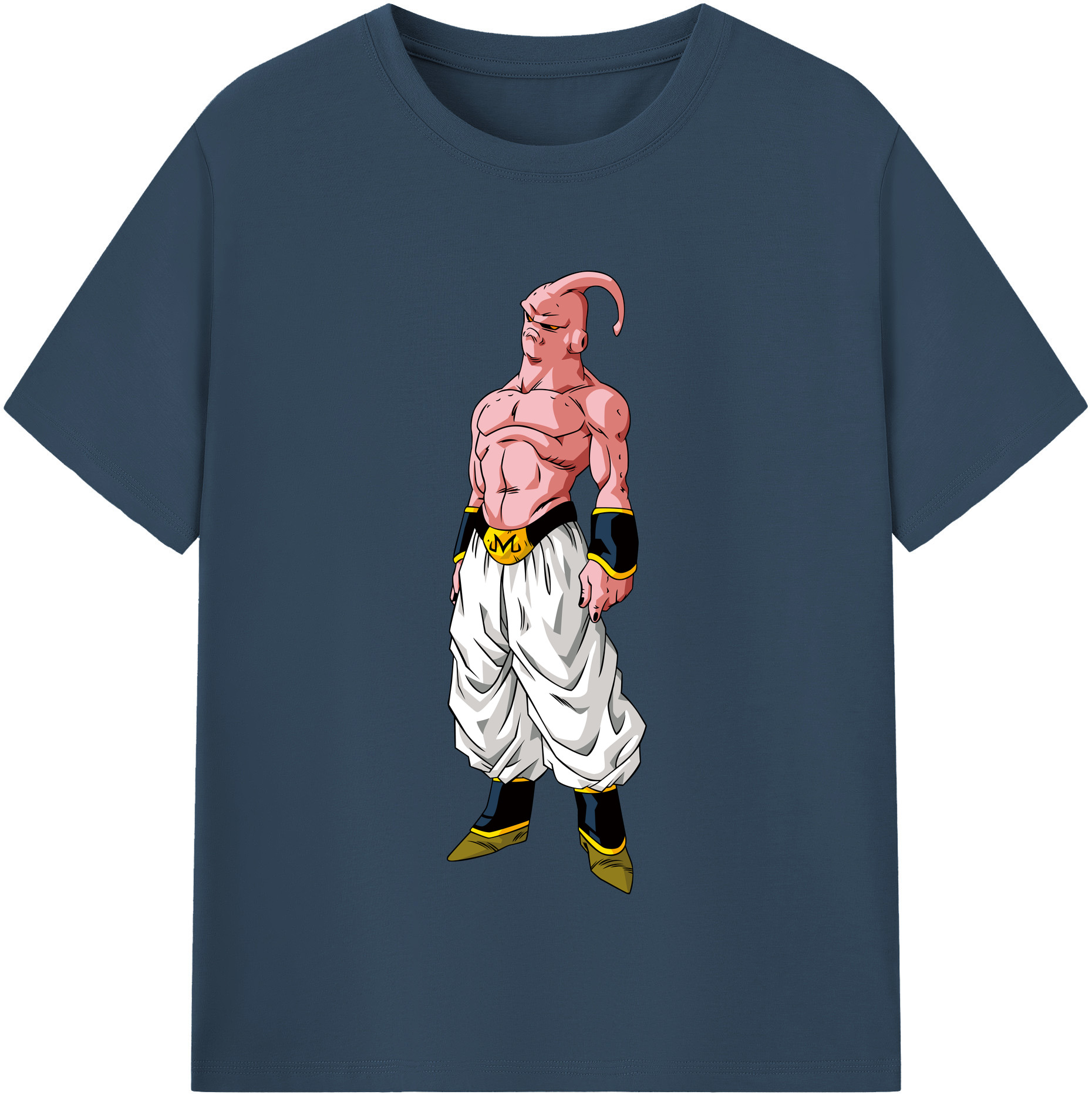（画像用） ドラゴンボール 魔人ブウ DRAGON BALL Majin Buu 綿100％半袖Tシャツ（フロントプリント）