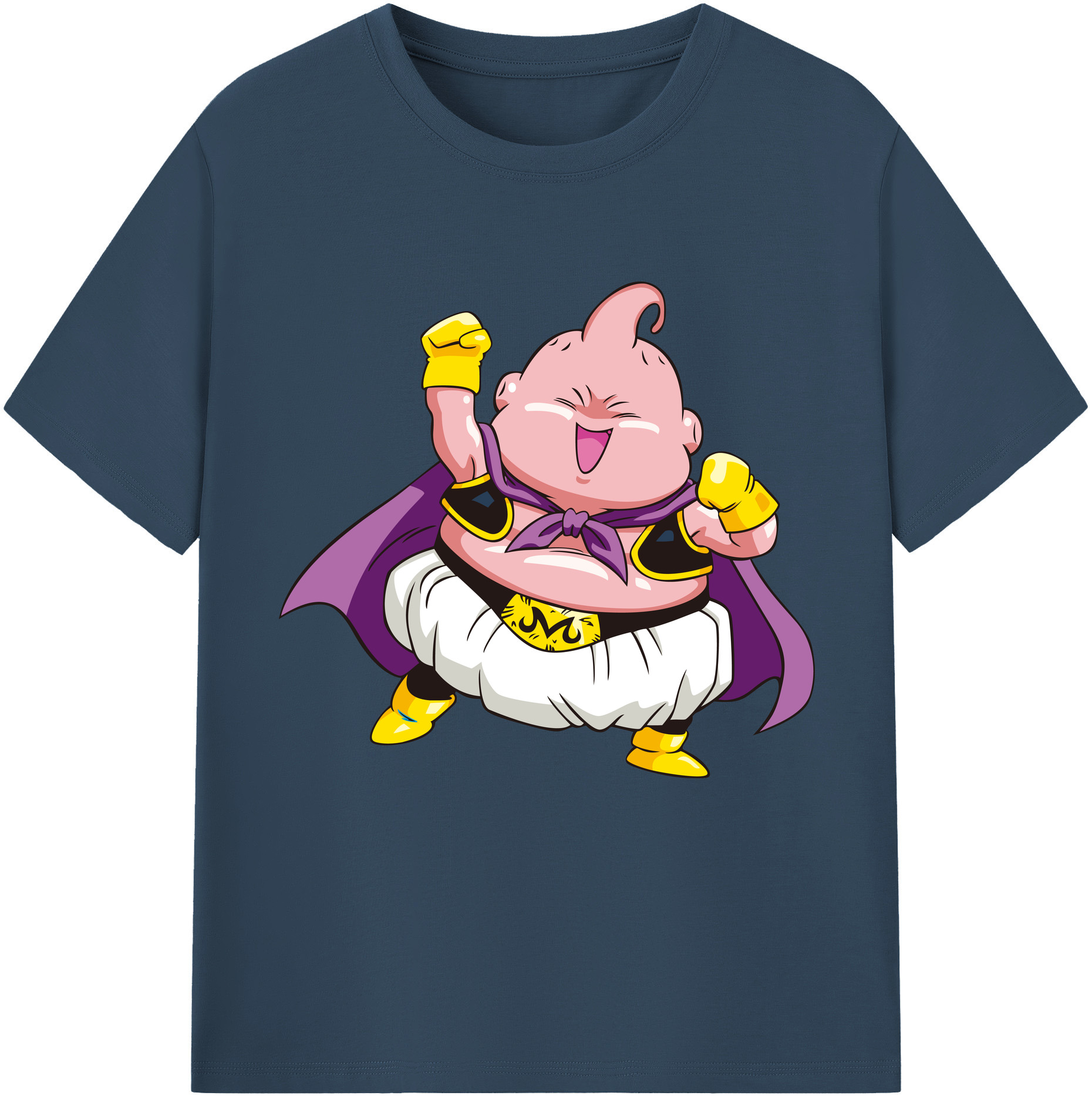 （画像用） ドラゴンボール 魔人ブウ DRAGON BALL Majin Buu 綿100％半袖Tシャツ（フロントプリント）