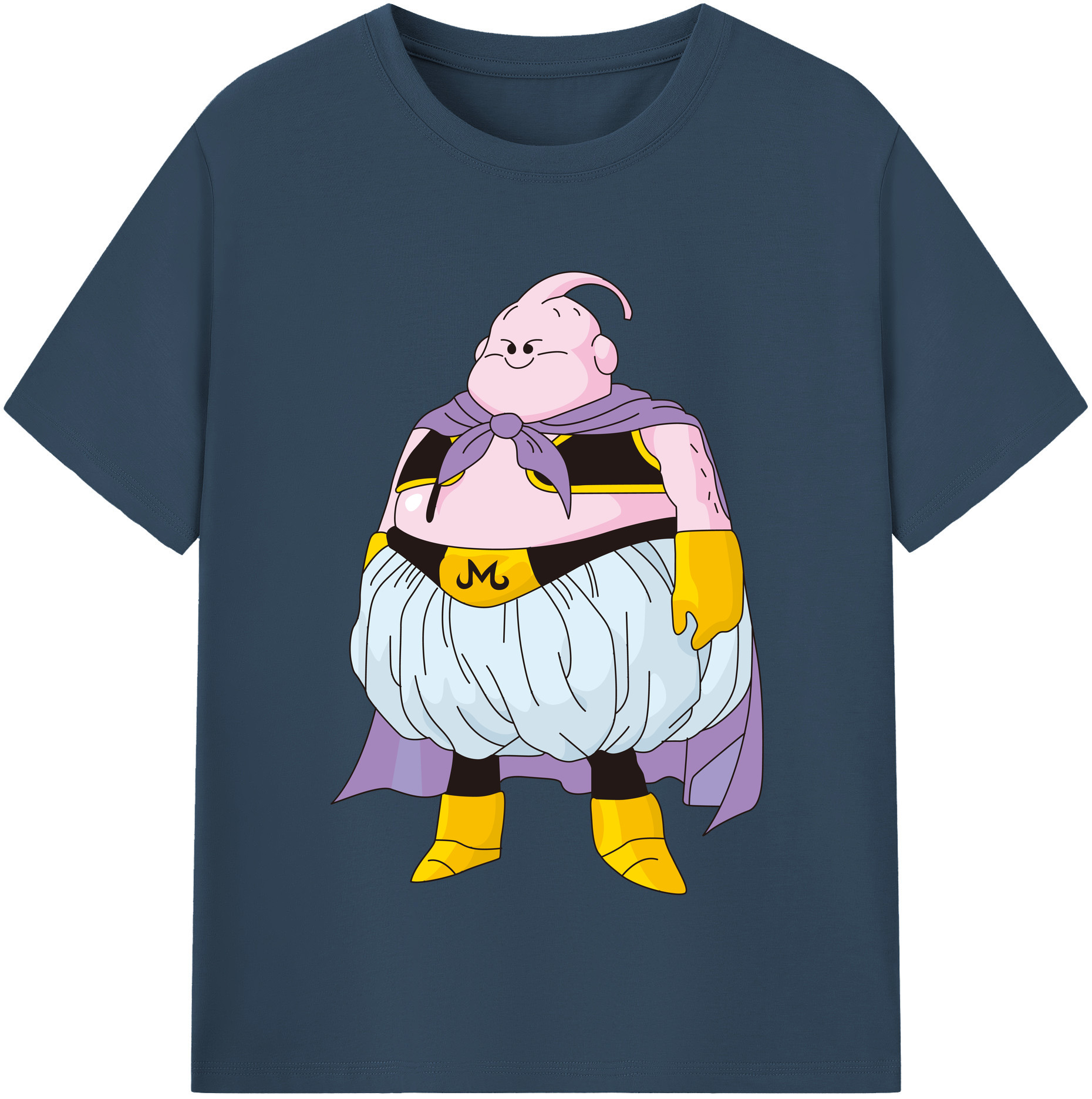 （画像用） ドラゴンボール 魔人ブウ DRAGON BALL Majin Buu 綿100％半袖Tシャツ（フロントプリント）