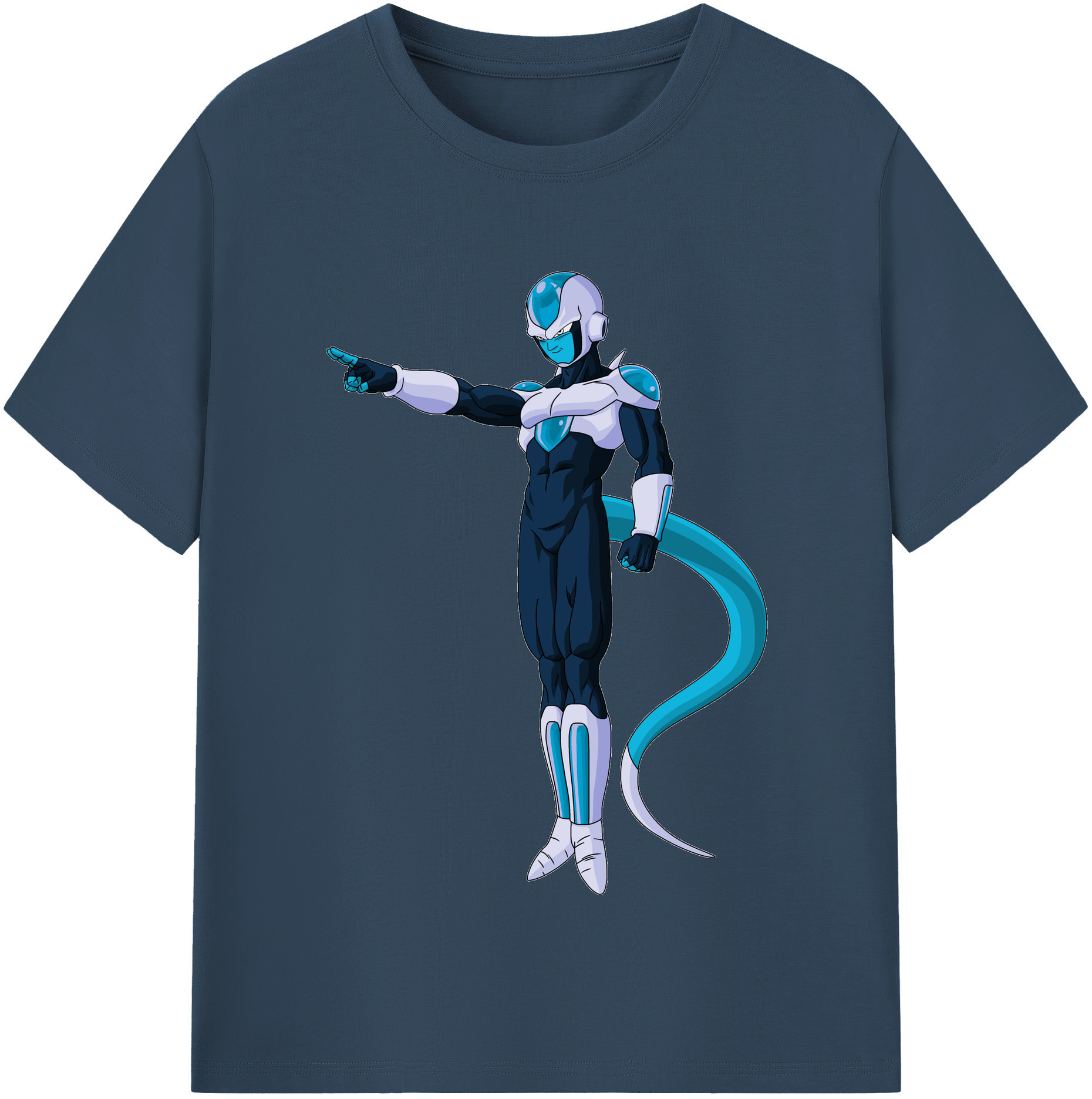 （画像用） ドラゴンボール フリーザ DRAGON BALL Frieza 綿100％半袖Tシャツ（フロントプリント）