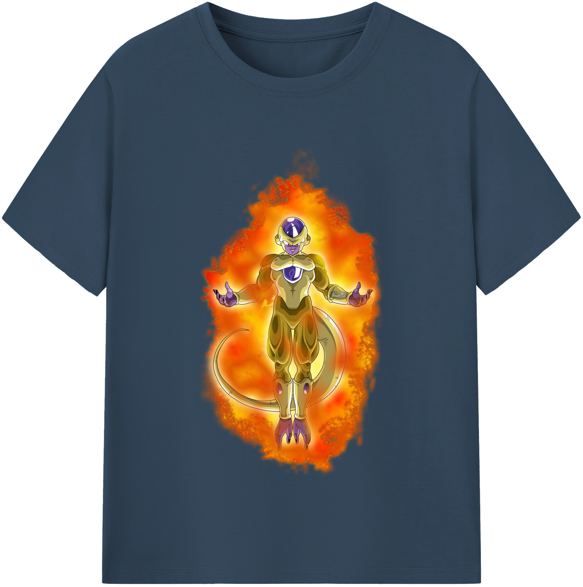 （画像用） ドラゴンボール フリーザ DRAGON BALL Frieza 綿100％半袖Tシャツ（フロントプリント）