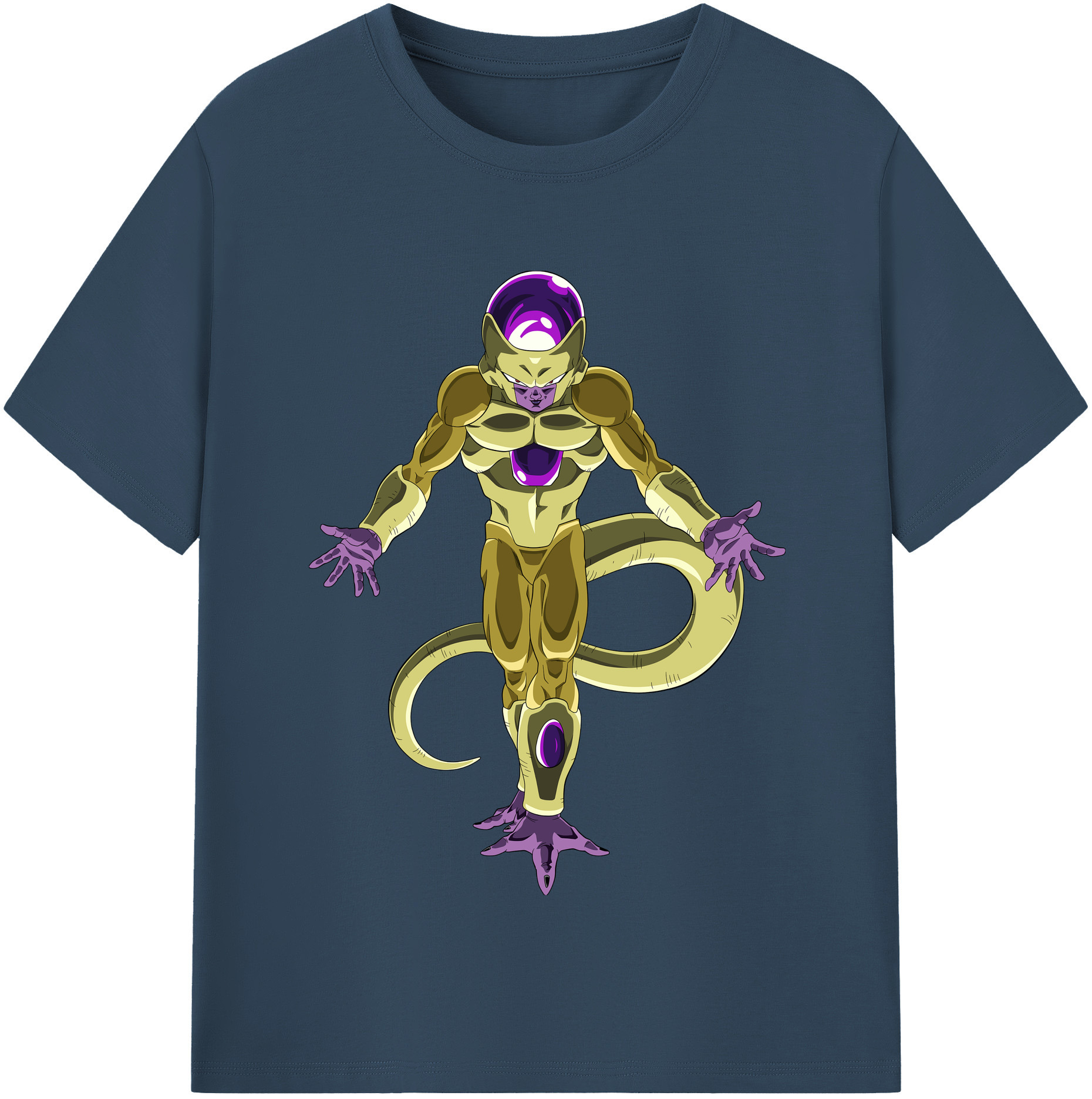 （画像用） ドラゴンボール フリーザ DRAGON BALL Frieza 綿100％半袖Tシャツ（フロントプリント）