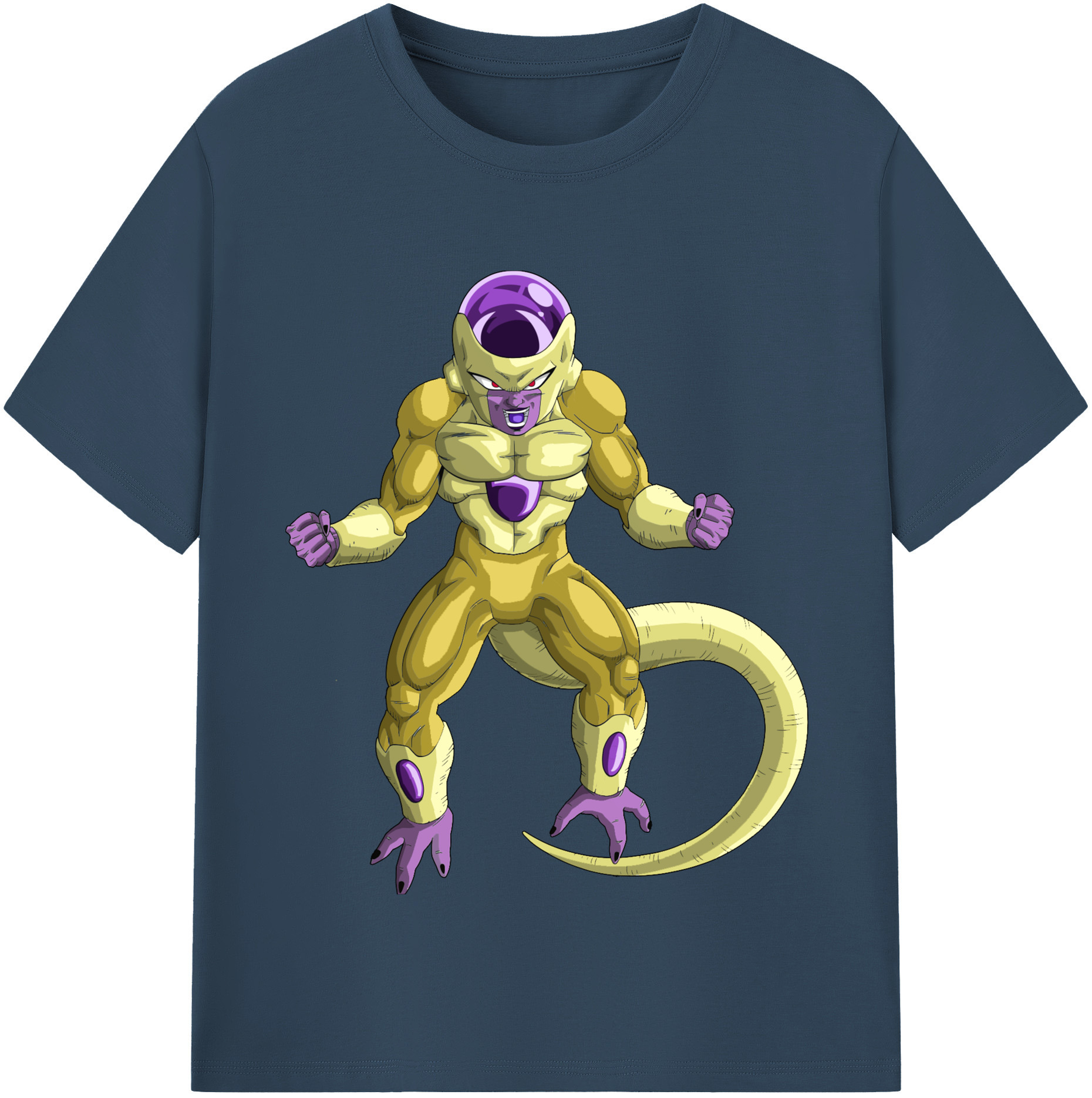 （画像用） ドラゴンボール フリーザ DRAGON BALL Frieza 綿100％半袖Tシャツ（フロントプリント）