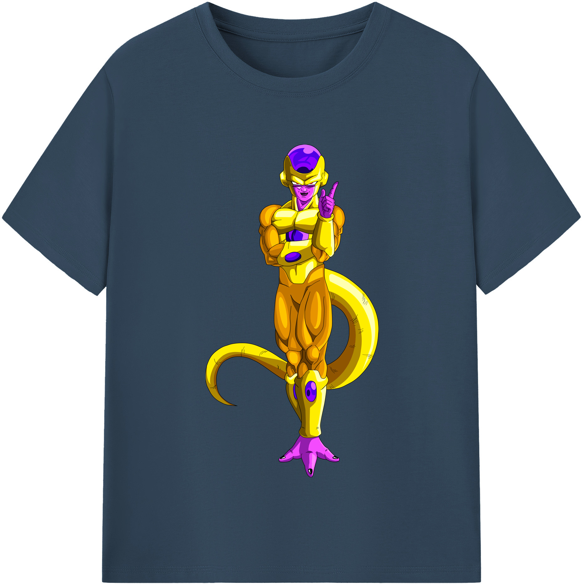 （画像用） ドラゴンボール フリーザ DRAGON BALL Frieza 綿100％半袖Tシャツ（フロントプリント）